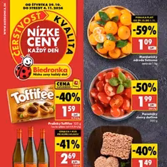 Biedronka leták - náhľad letáku platný od 29.10.2026