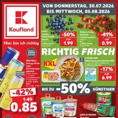 Kaufland DE -DE Folder - voorvertoning van de folder geldig vanaf 30-07-2026