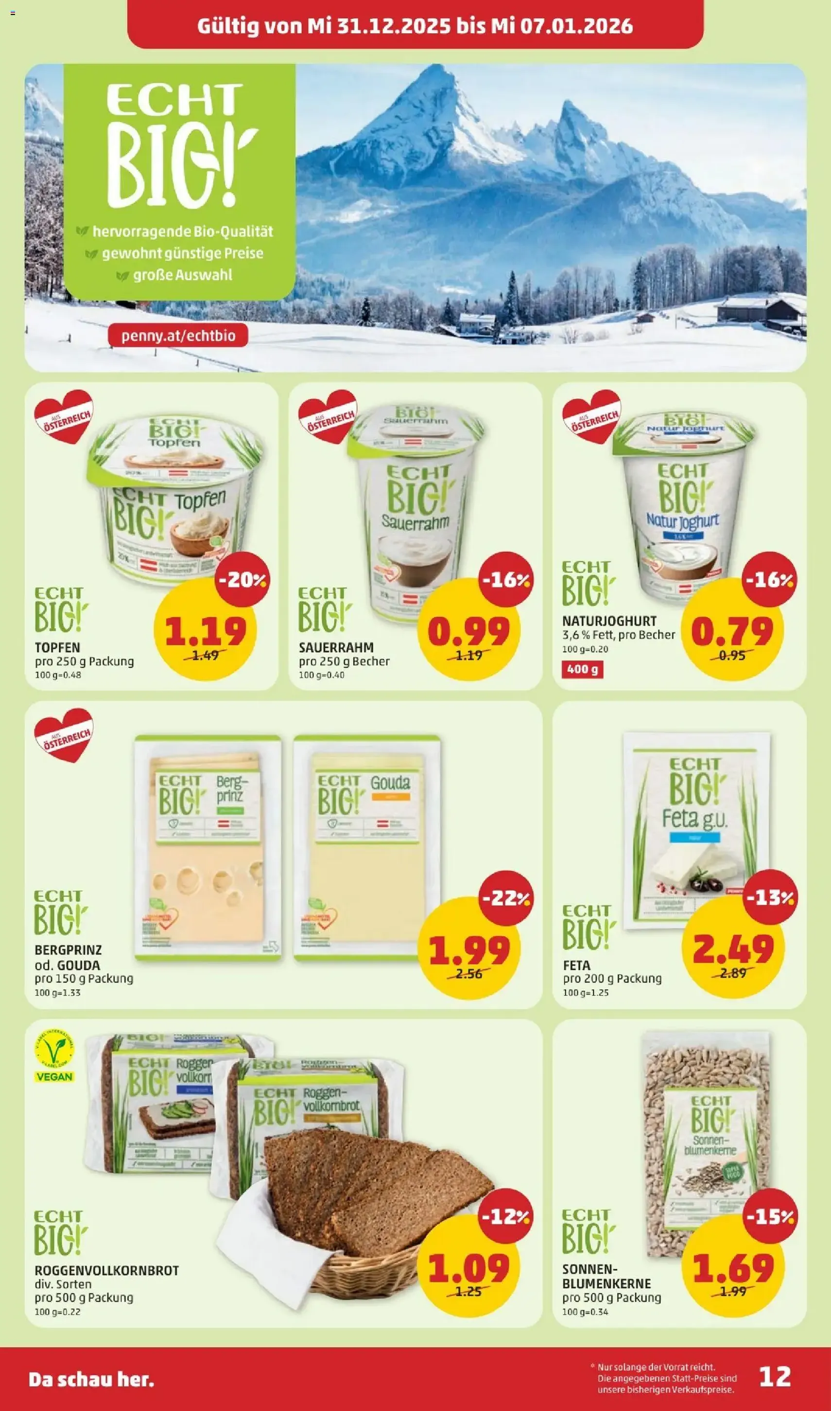 Penny Markt Flugblatt - Gültiger Prospekt ab 31.12.2025, Seite 12 von insgesamt 32