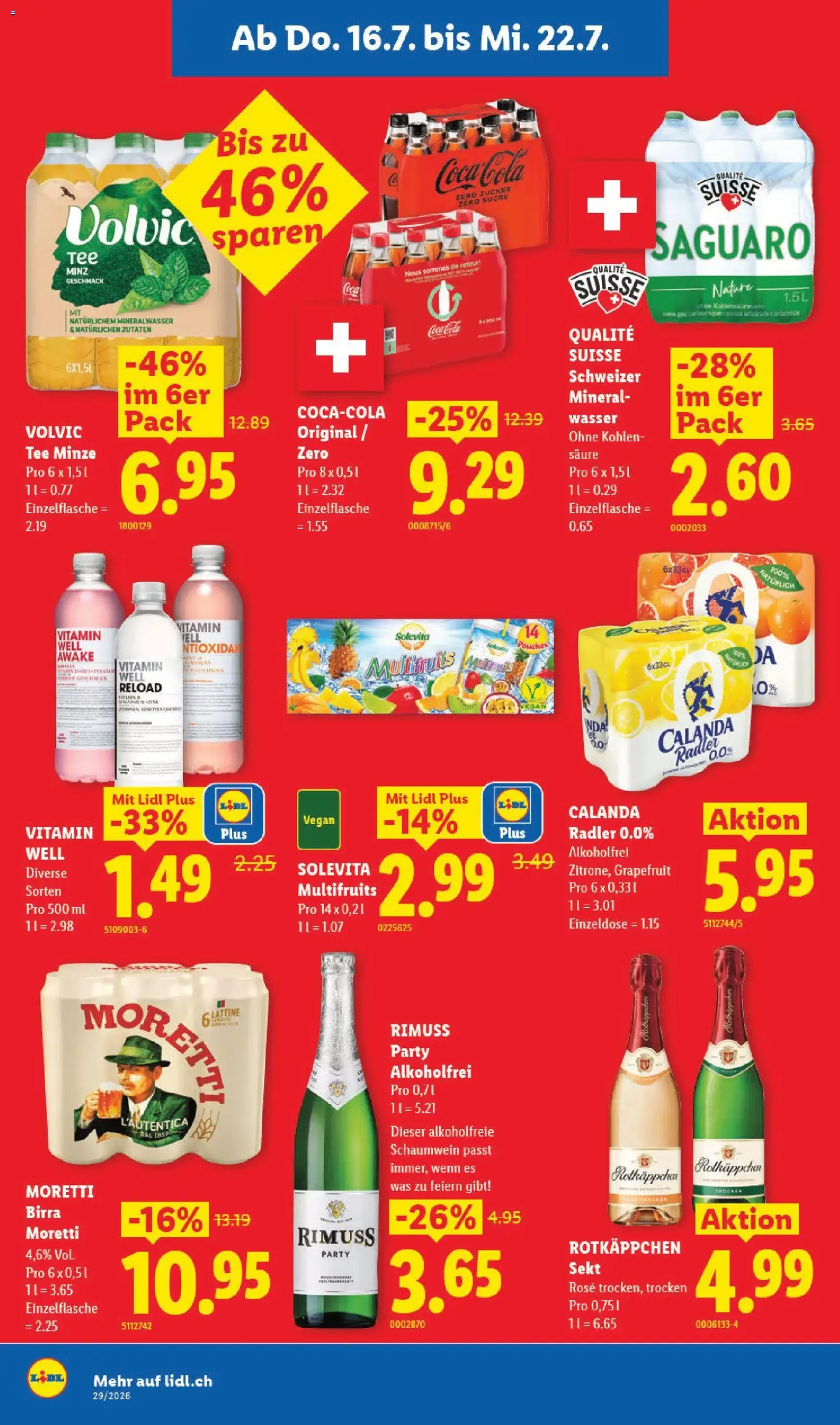 Lidl aktionen - Gültiger Prospekt ab 16.07.2026, Seite 12 von insgesamt 34