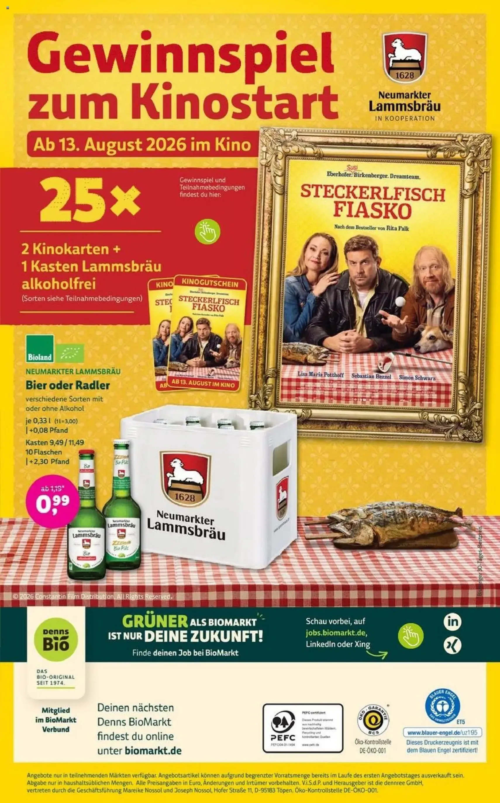 Denns BioMarkt Angebote - Gültiger Prospekt ab 29.07.2026, Seite 14 von insgesamt 14