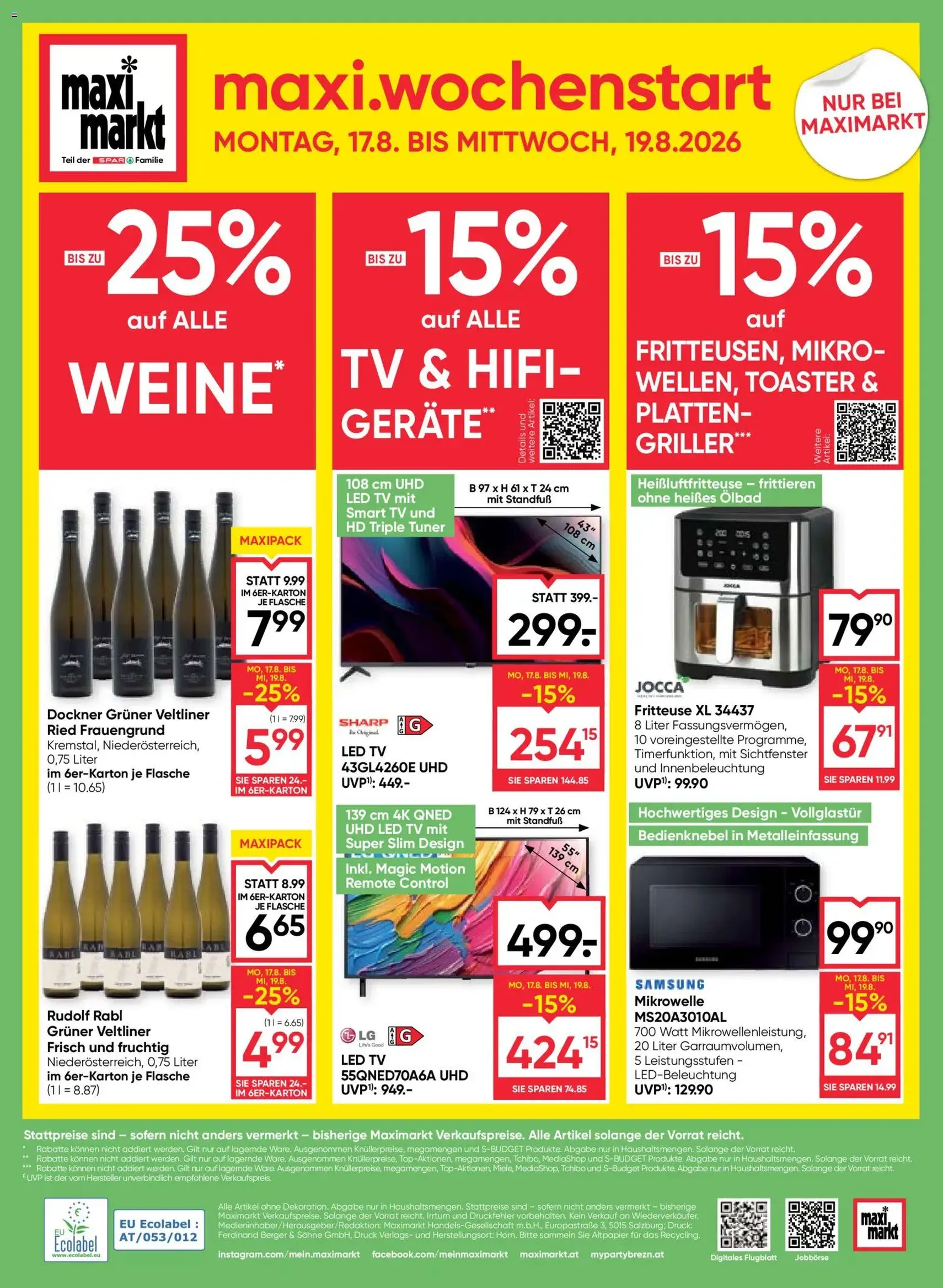 Maximarkt Flugblatt - Gültiger Prospekt ab 13.08.2026, Seite 24 von insgesamt 24
