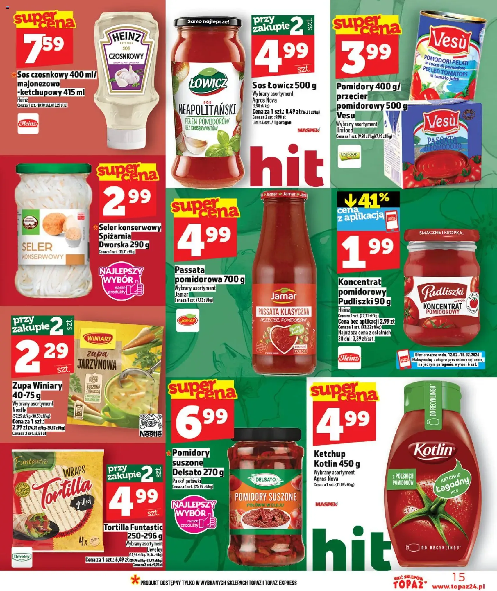 Topaz Gazetka - ważny gazetka od 12.02.2026 strona 15 z 28