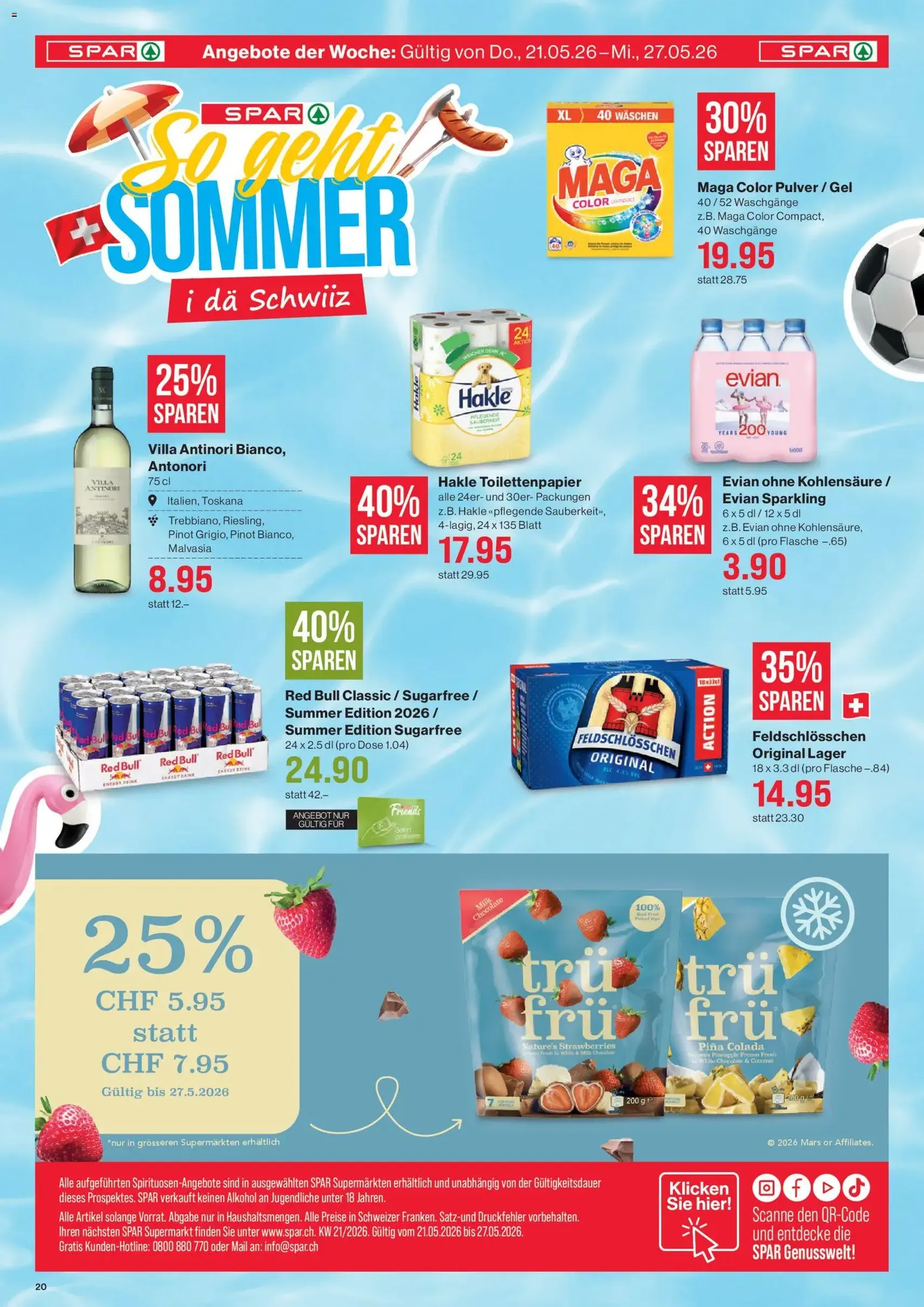 SPAR aktionen - Gültiger Prospekt ab 21.05.2026, Seite 20 von insgesamt 20