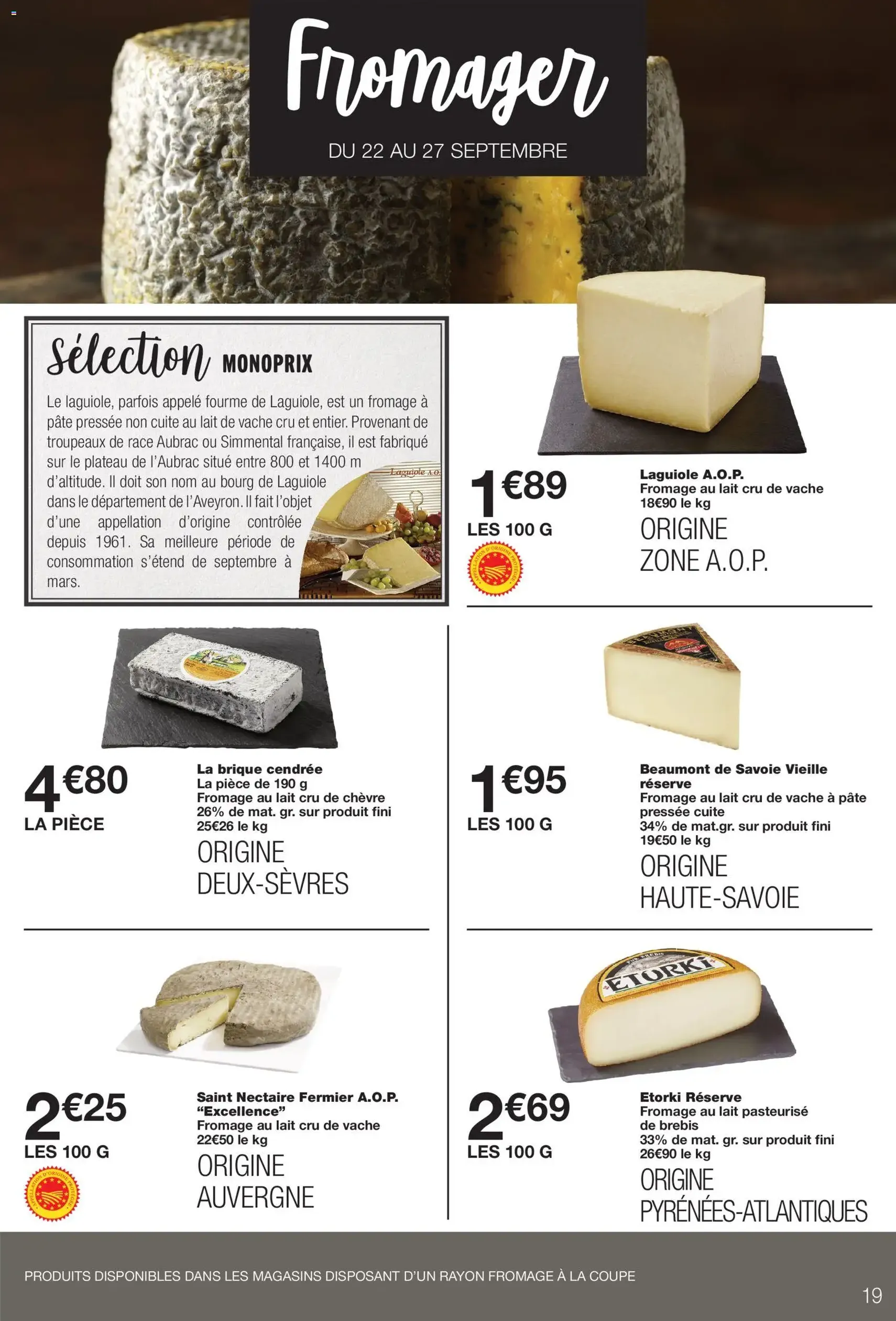 Monoprix catalogue - brochure valable à partir du 22/09/2026, page 19 sur 64