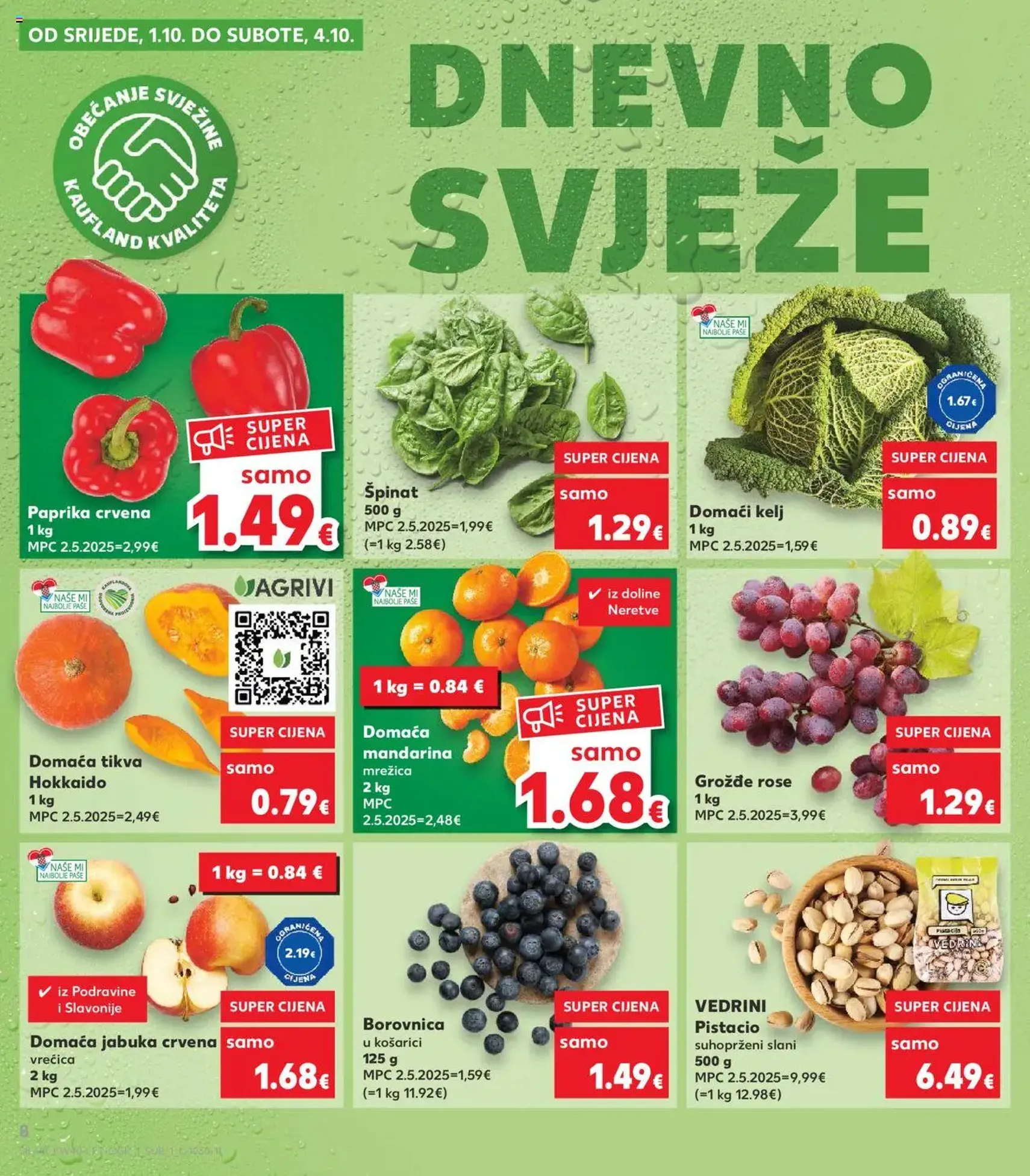 Kaufland HR - Osijek - 2025.10.01. érvényes szórólap 8 oldal 32 oldalból Kaufland HR - Osijek - 2025.10.01. érvényes szórólap 8 oldal 32 oldalból