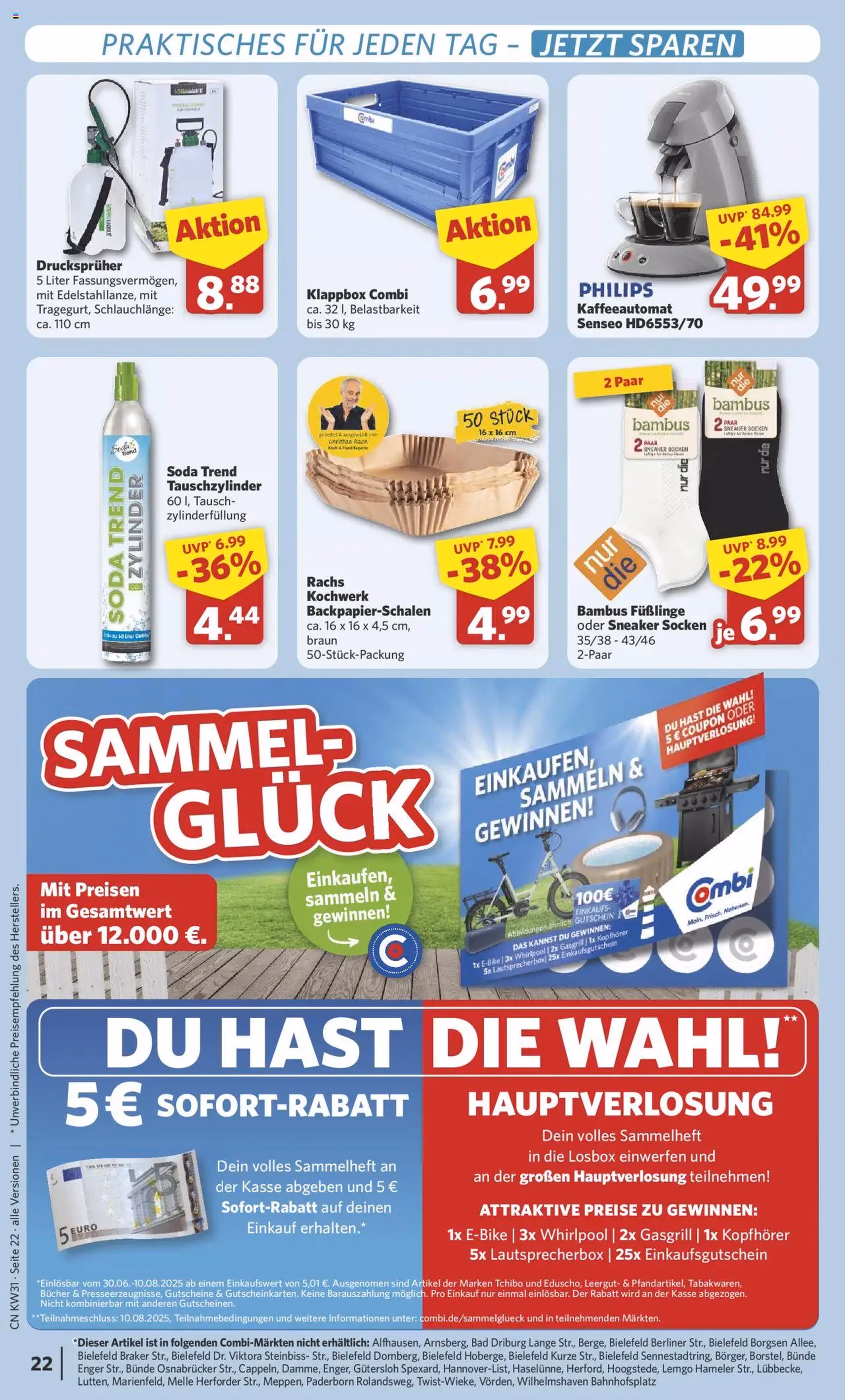 Combi Prospekt - Gültiger Prospekt ab 28.07.2025, Seite 29 von insgesamt 36 Combi Prospekt - Gültiger Prospekt ab 28.07.2025, Seite 29 von insgesamt 36