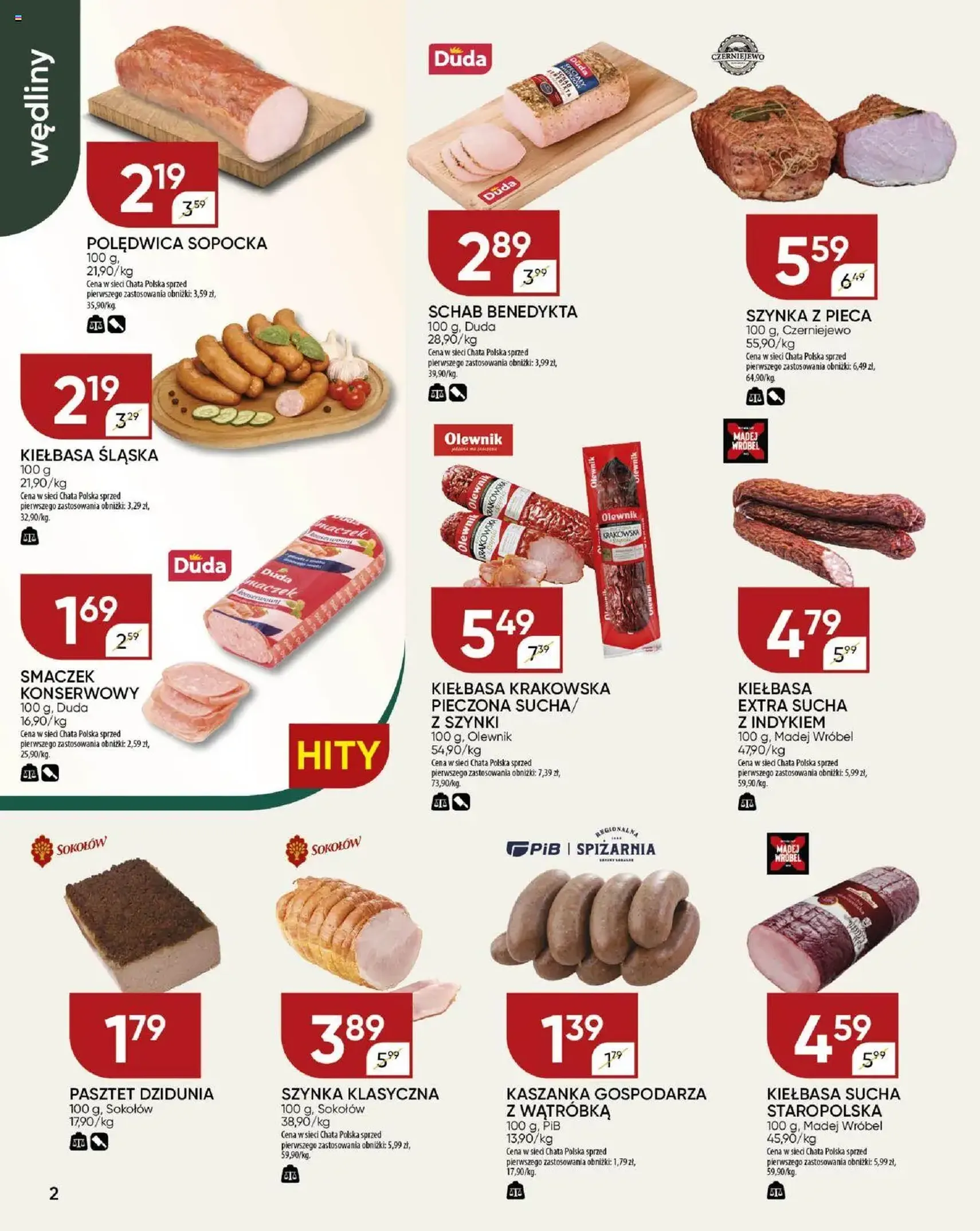 Chata Polska Gazetka - ważny gazetka od 09.10.2025 strona 2 z 22 Chata Polska Gazetka - ważny gazetka od 09.10.2025 strona 2 z 22