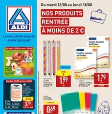 Aldi catalogue semaine 33 - Prévisualisation du catalogue valable à partir du 12/08/2025