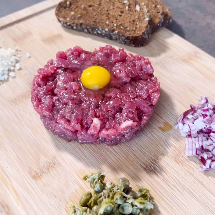 Tartare di manzo sfiziosa : ricetta