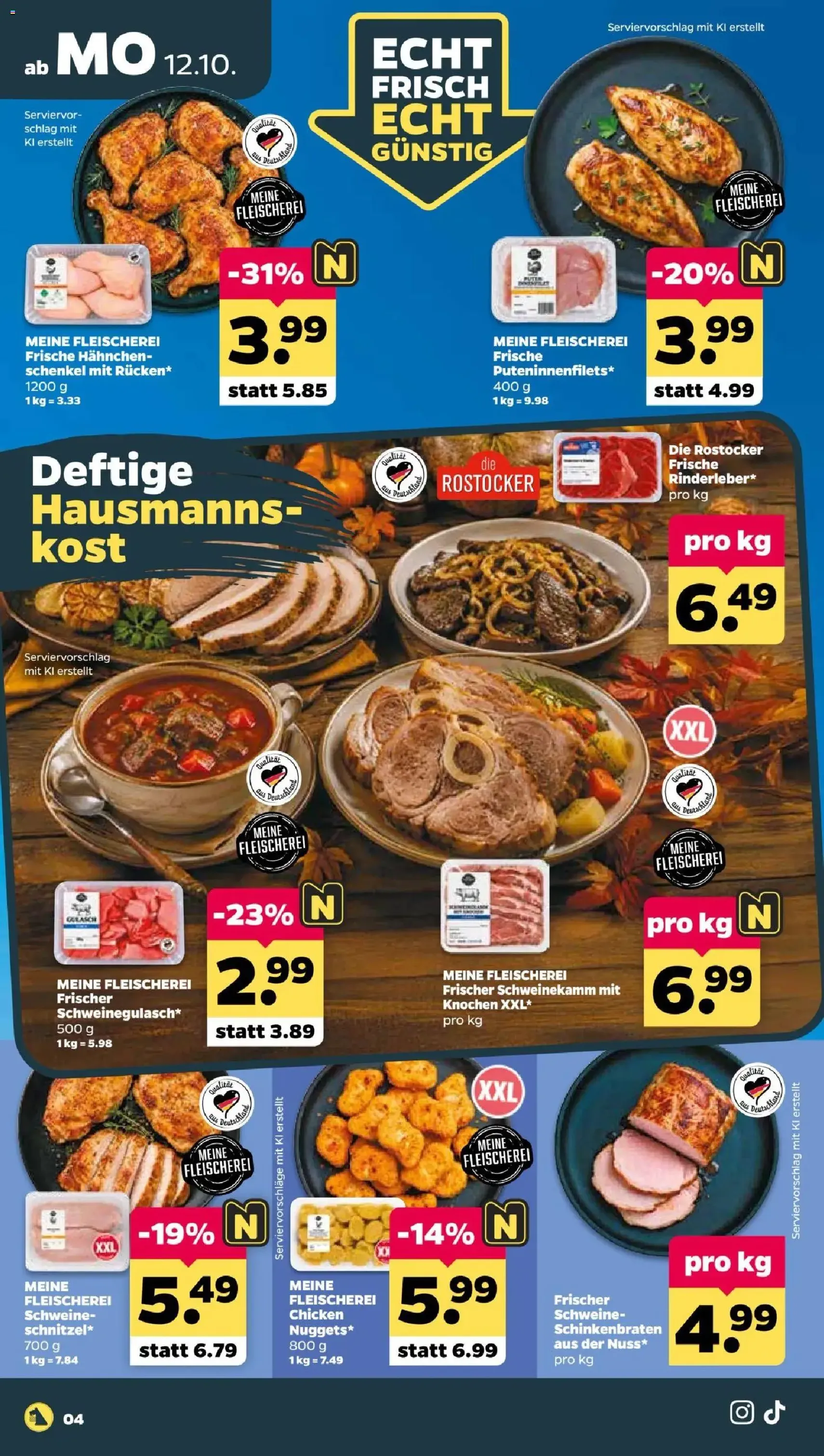 Netto Prospekt - Gültiger Prospekt ab 12.10.2026, Seite 4 von insgesamt 39