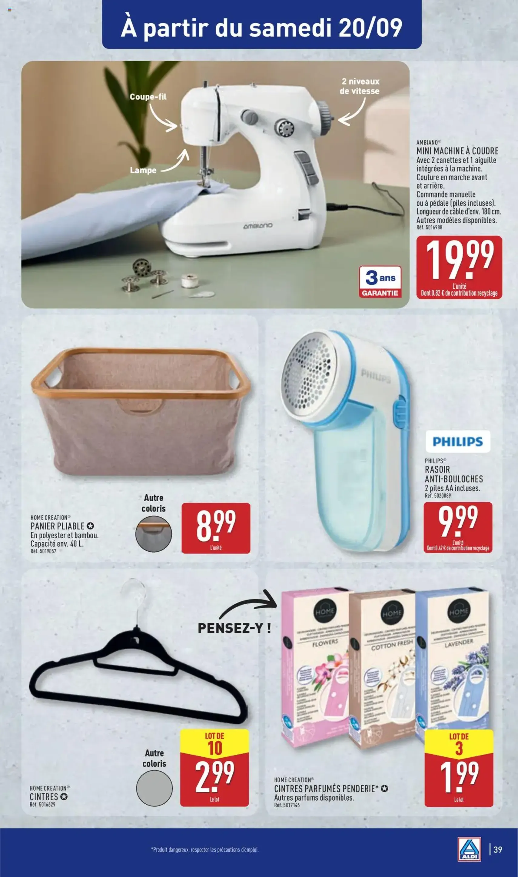 Aldi catalogue semaine 38 - brochure valable à partir du 16/09/2025, page 42 sur 48