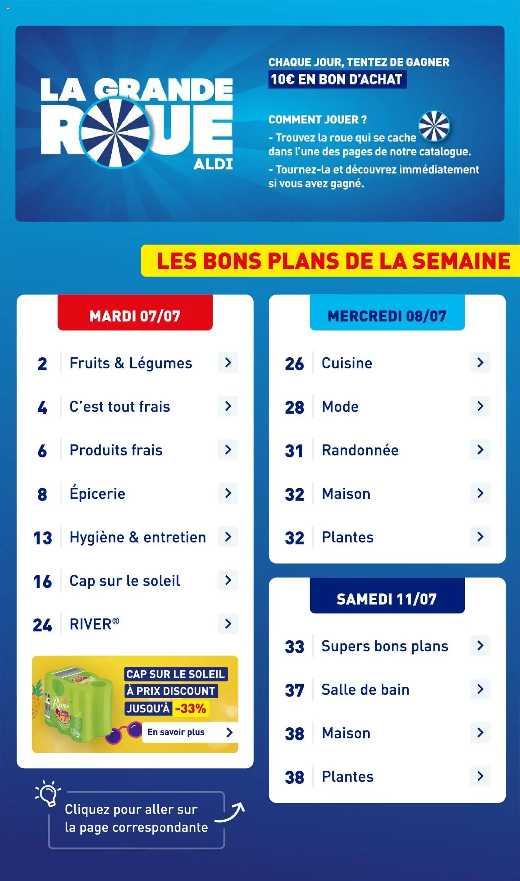 Aldi catalogue - brochure valable à partir du 07/07/2026, page 3 sur 42