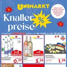 Unimarkt Nord - Prospekt Vorschau gültig ab 13.08.2025