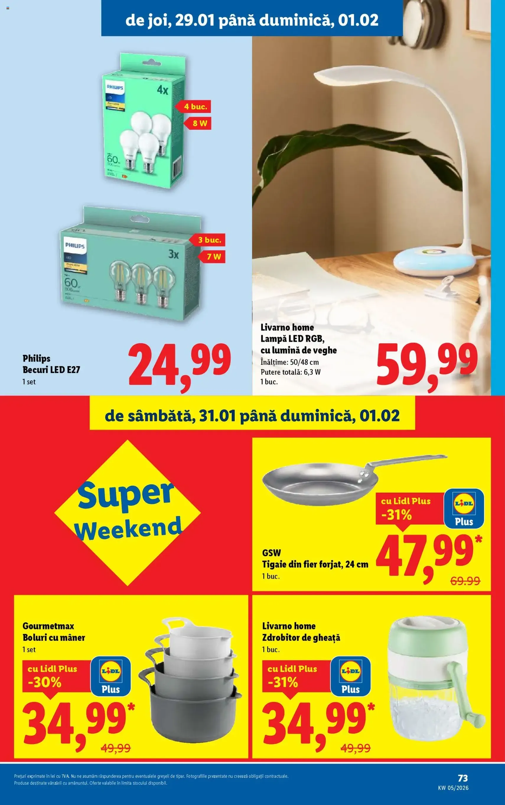 Catalog Lidl - cataloage valabile începând cu 26.01.2026 pagina 73 din 74