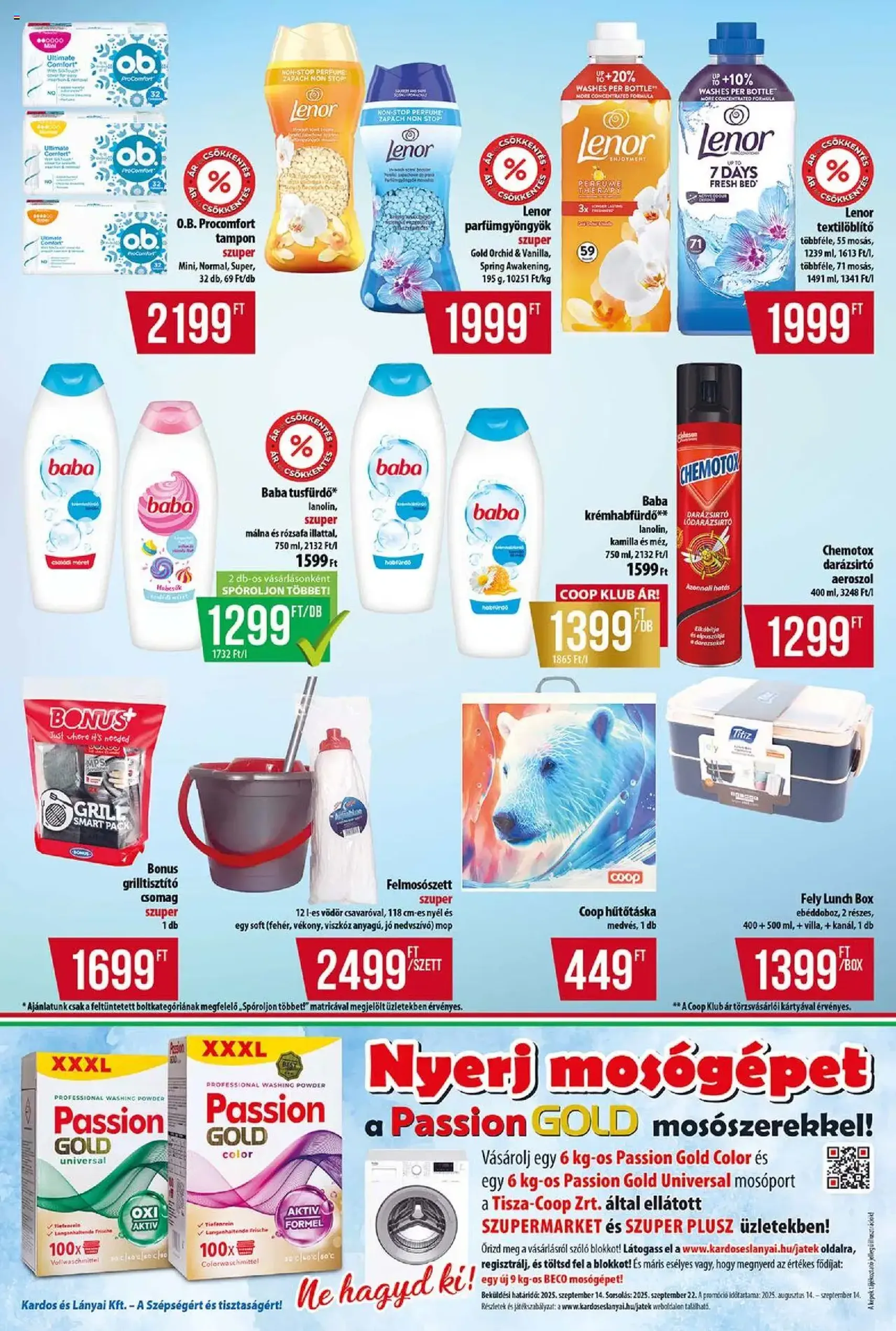 COOP Szolnok Akciós újság - 2025.08.14. érvényes szórólap 11 oldal 12 oldalból COOP Szolnok Akciós újság - 2025.08.14. érvényes szórólap 11 oldal 12 oldalból