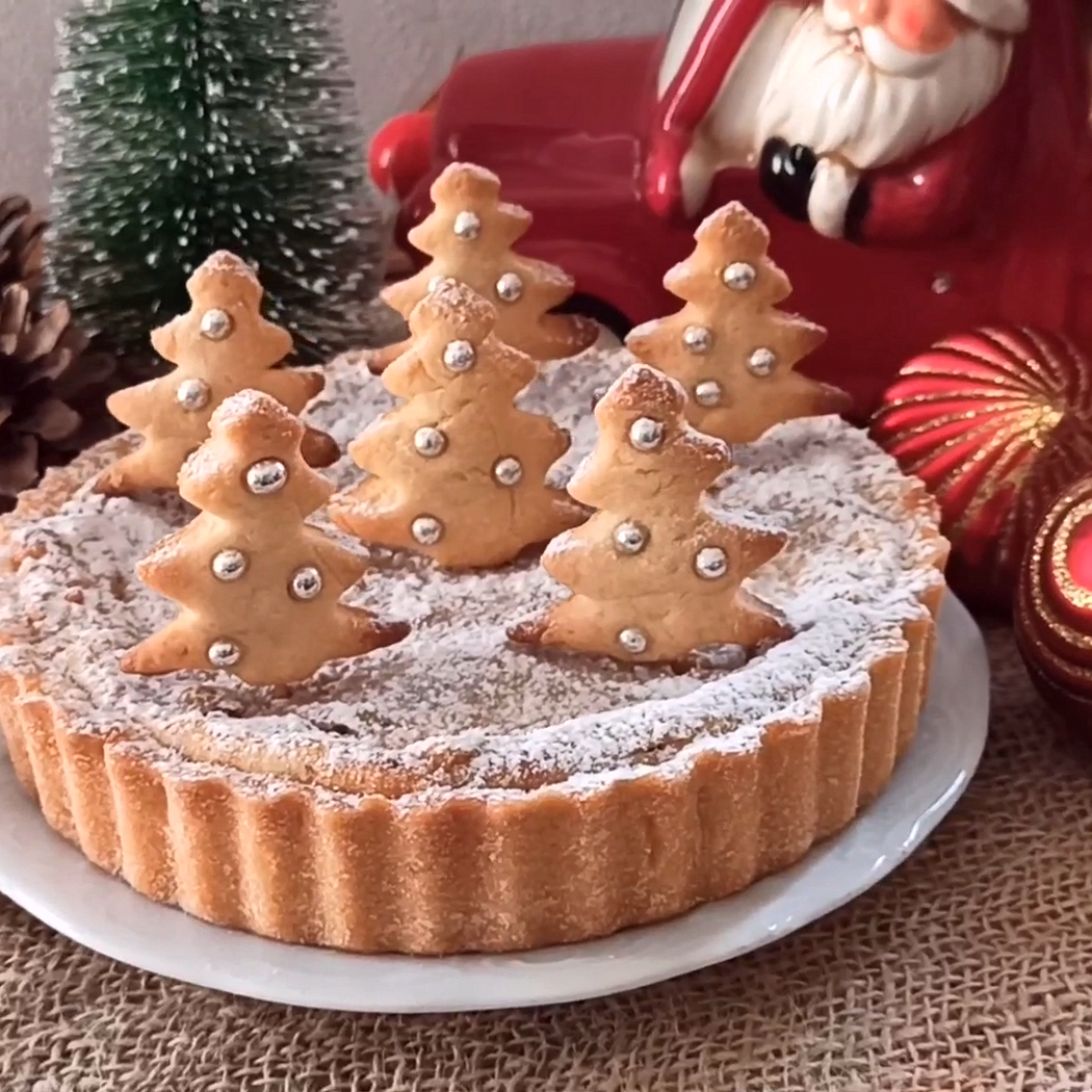 Crostata alberello di Natale
