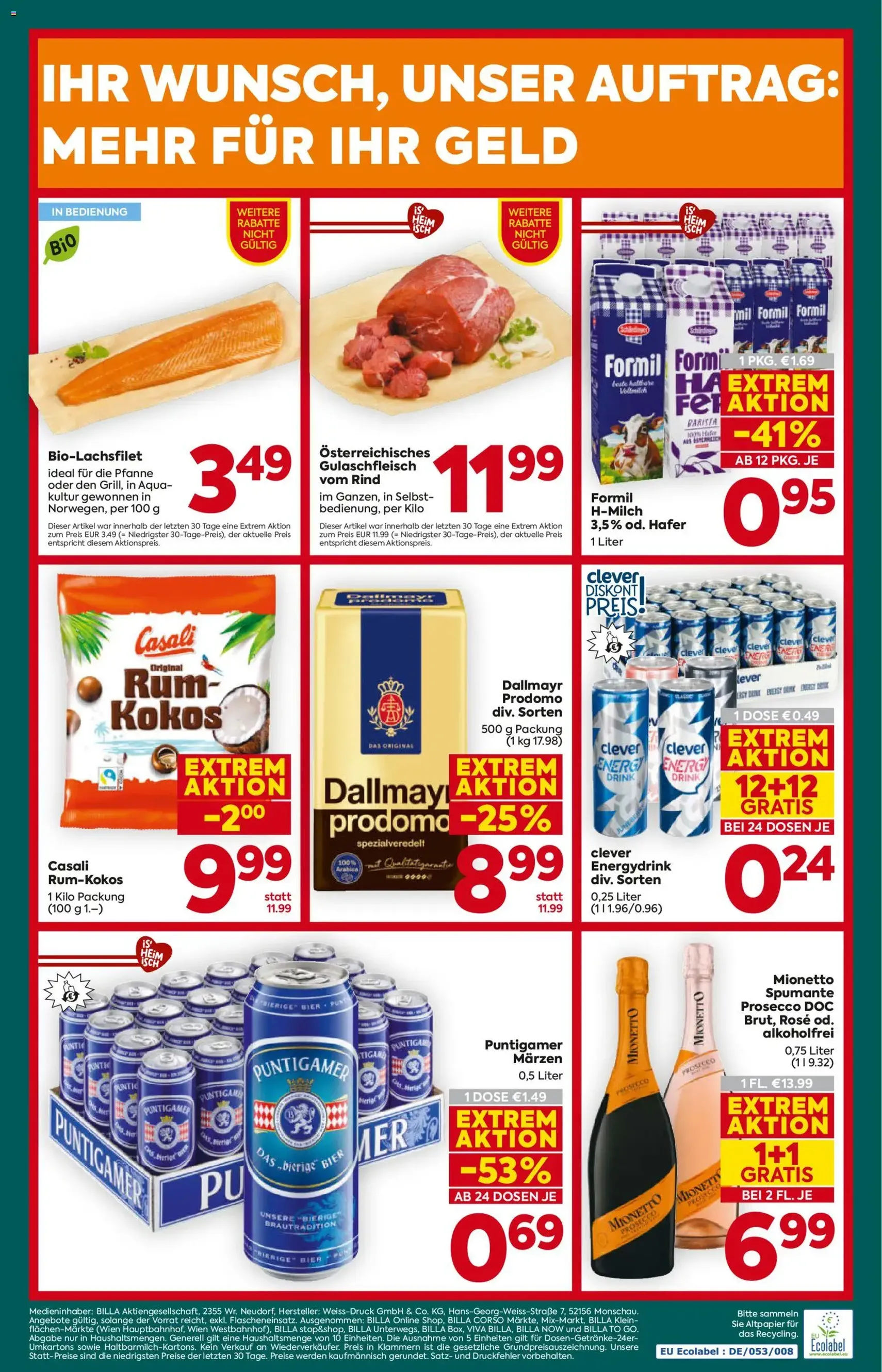 Billa Plus Flugblatt - Gültiger Prospekt ab 26.02.2026, Seite 16 von insgesamt 16