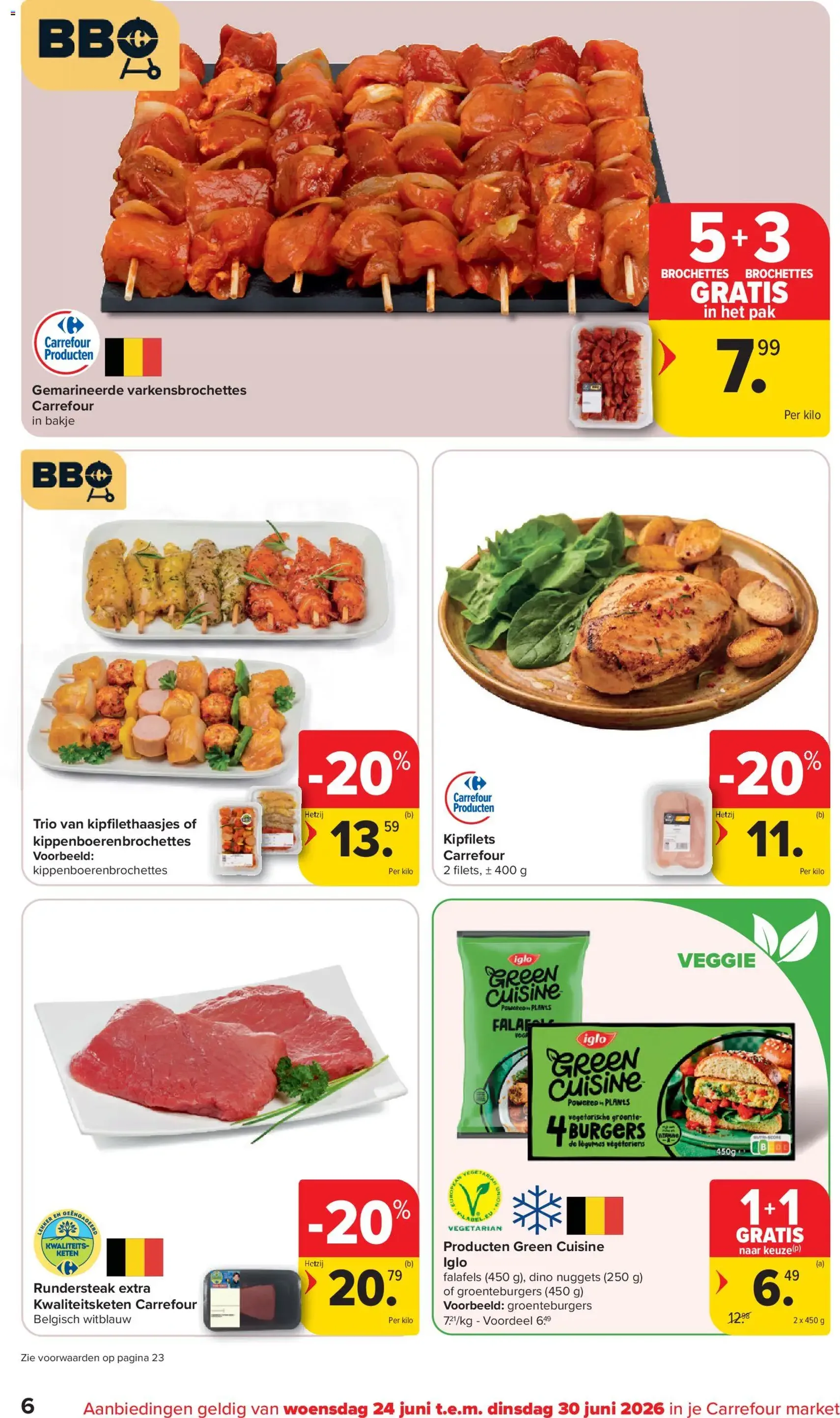 Carrefour market folder week 26 - geldige folder vanaf 24/06/2026 pagina 6 van 24