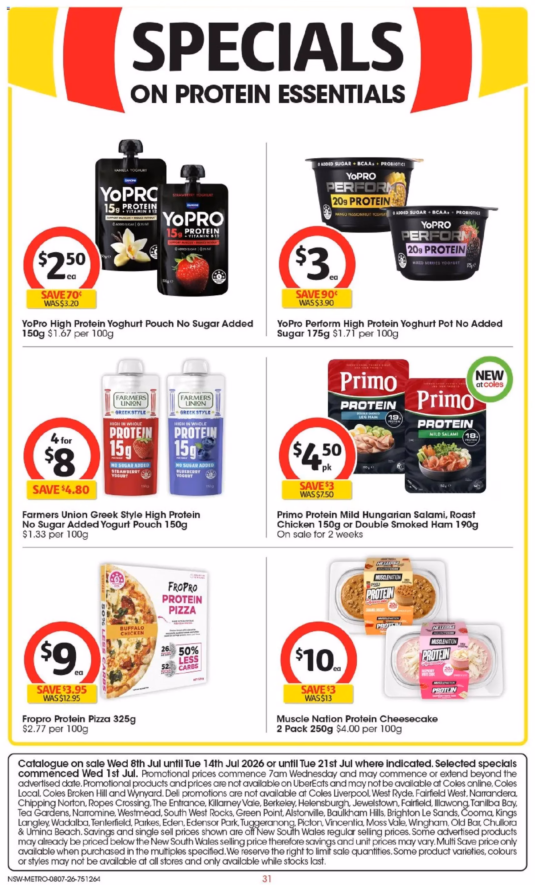 Coles catalogue - valid flyer from 08/07/2026, page 31 of 50