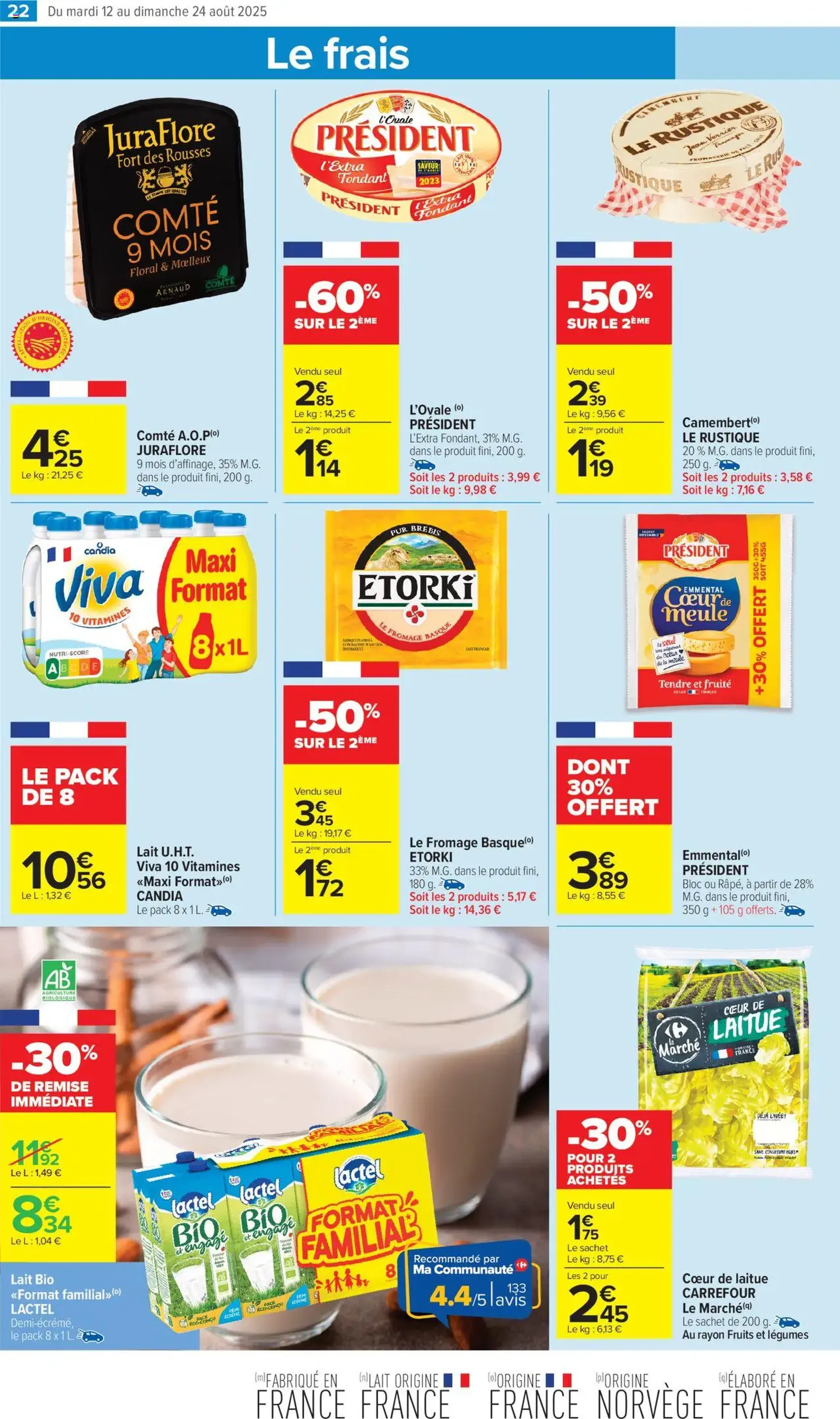 Carrefour Market catalogue semaine 33 - brochure valable à partir du 12/08/2025, page 24 sur 44