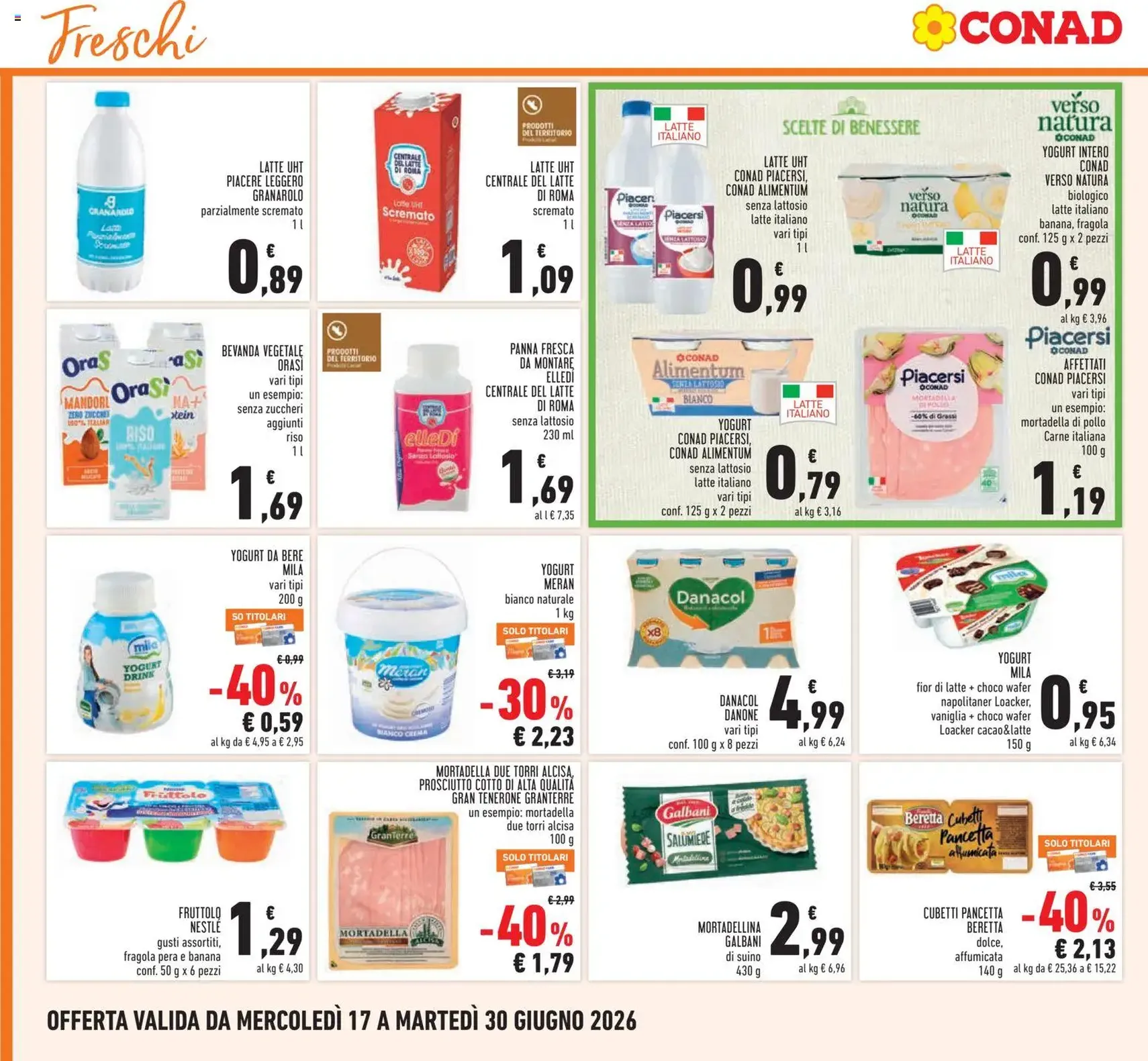 Conad volantino - volantino valido dal 17/06/2026 pagina 8 di 24