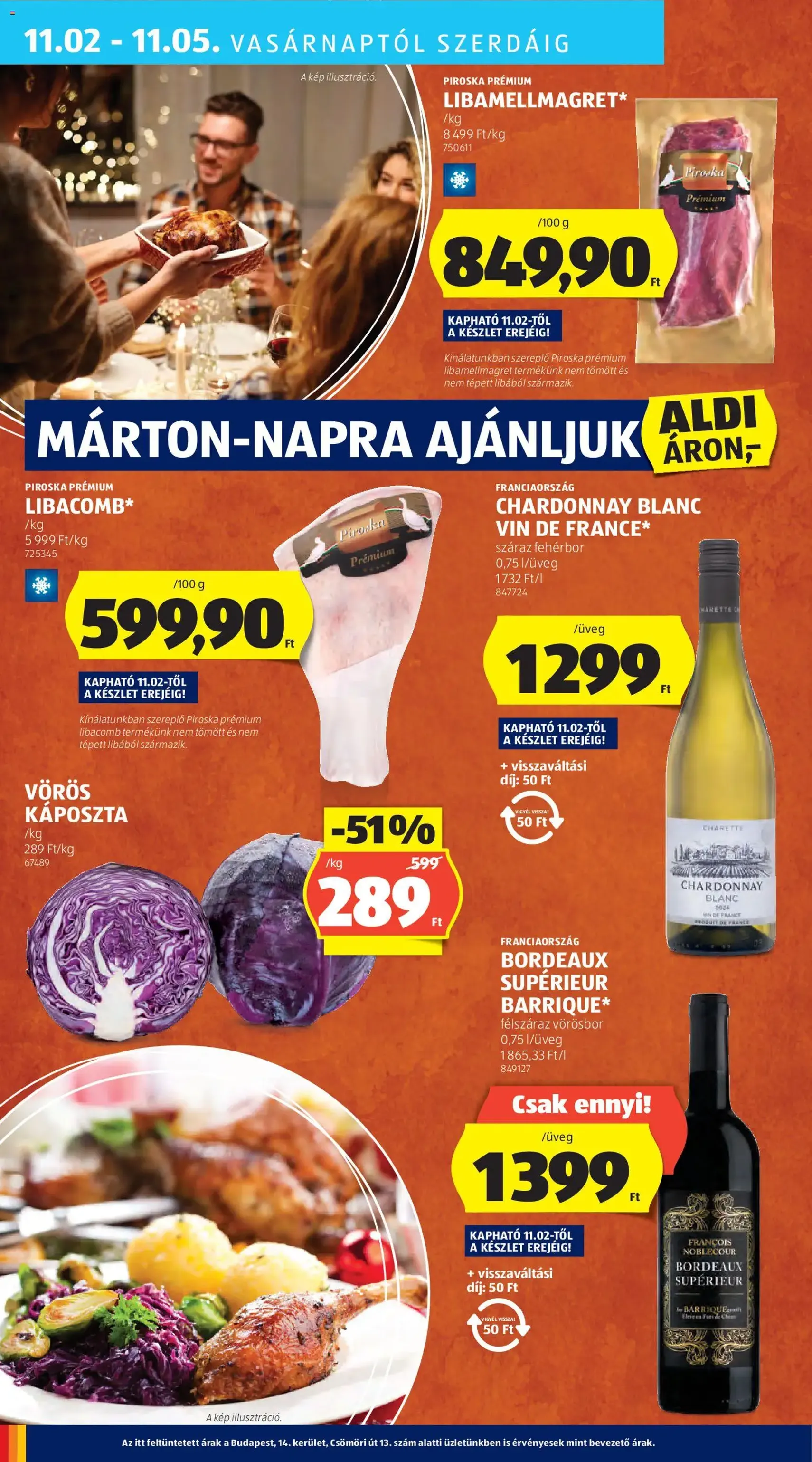 Aldi Akciós újság - 2025.10.30. érvényes szórólap 40 oldal 55 oldalból Aldi Akciós újság - 2025.10.30. érvényes szórólap 40 oldal 55 oldalból