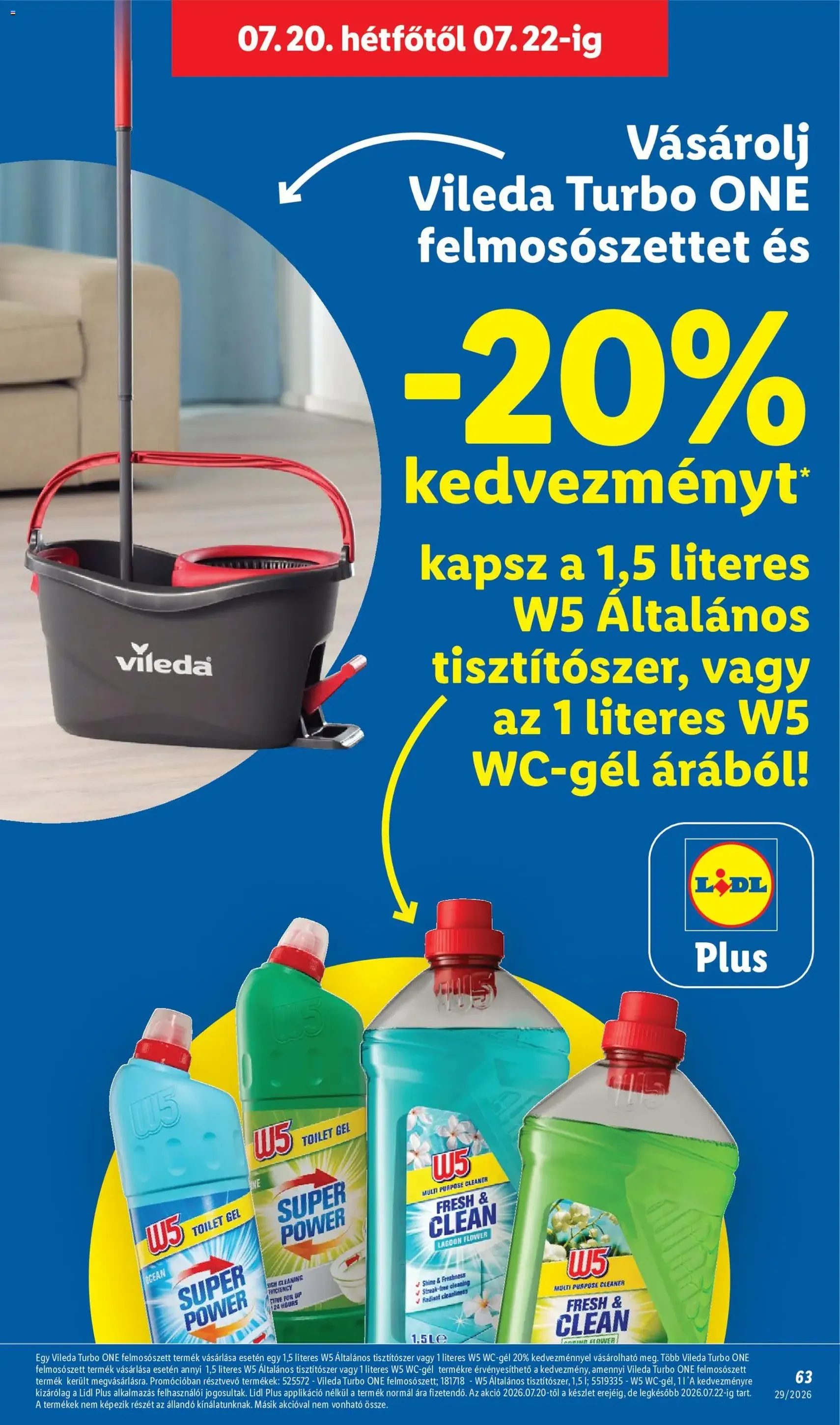 Lidl akciós újság - 2026.07.16. érvényes szórólap 63 oldal 88 oldalból