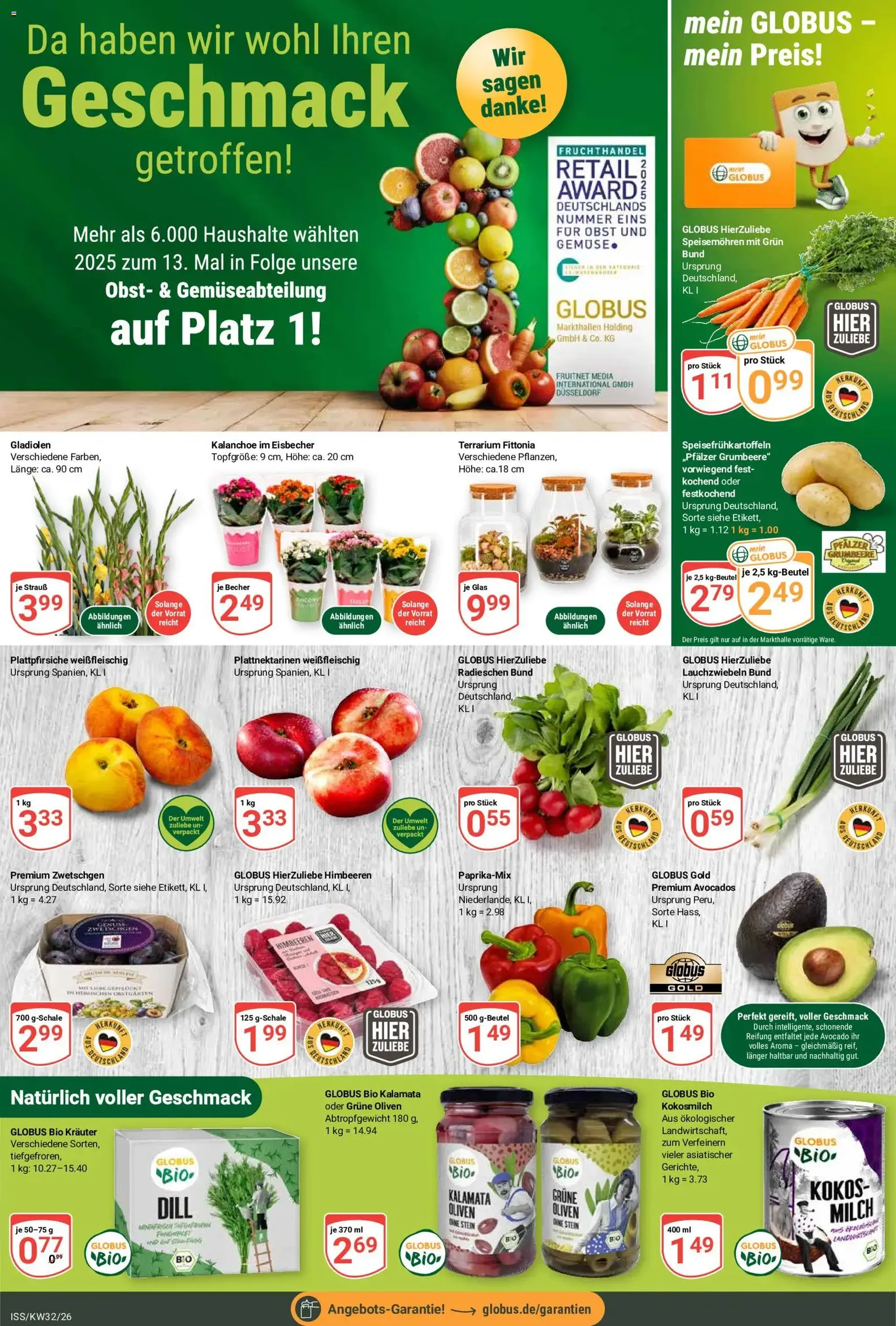 Globus Prospekt - Gültiger Prospekt ab 03.08.2026, Seite 6 von insgesamt 29