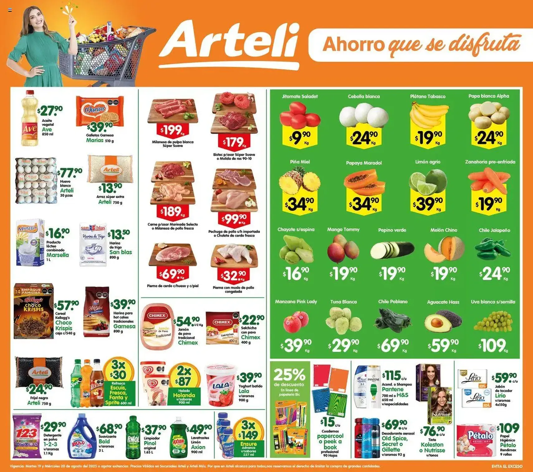 Arteli - Folleto Arteli - folleto válido desde 19/08/2025 página 1 de 1