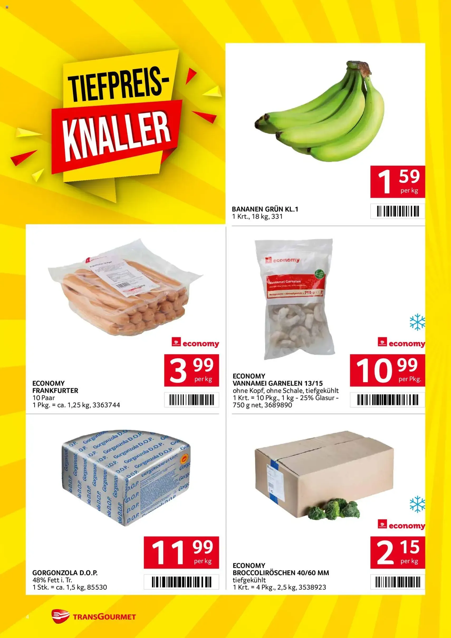 Transgourmet Flugblatt - Gültiger Prospekt ab 03.08.2026, Seite 4 von insgesamt 32
