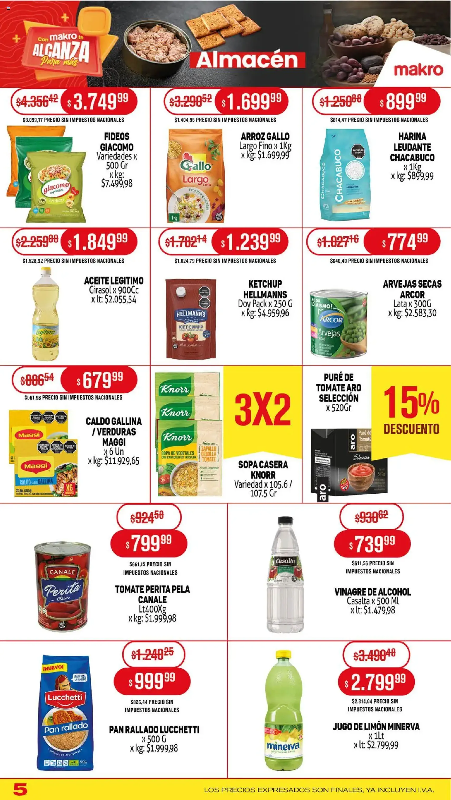Makro ofertas - folleto válido desde 17/07/2025 página 5 de 12 Makro ofertas - folleto válido desde 17/07/2025 página 5 de 12