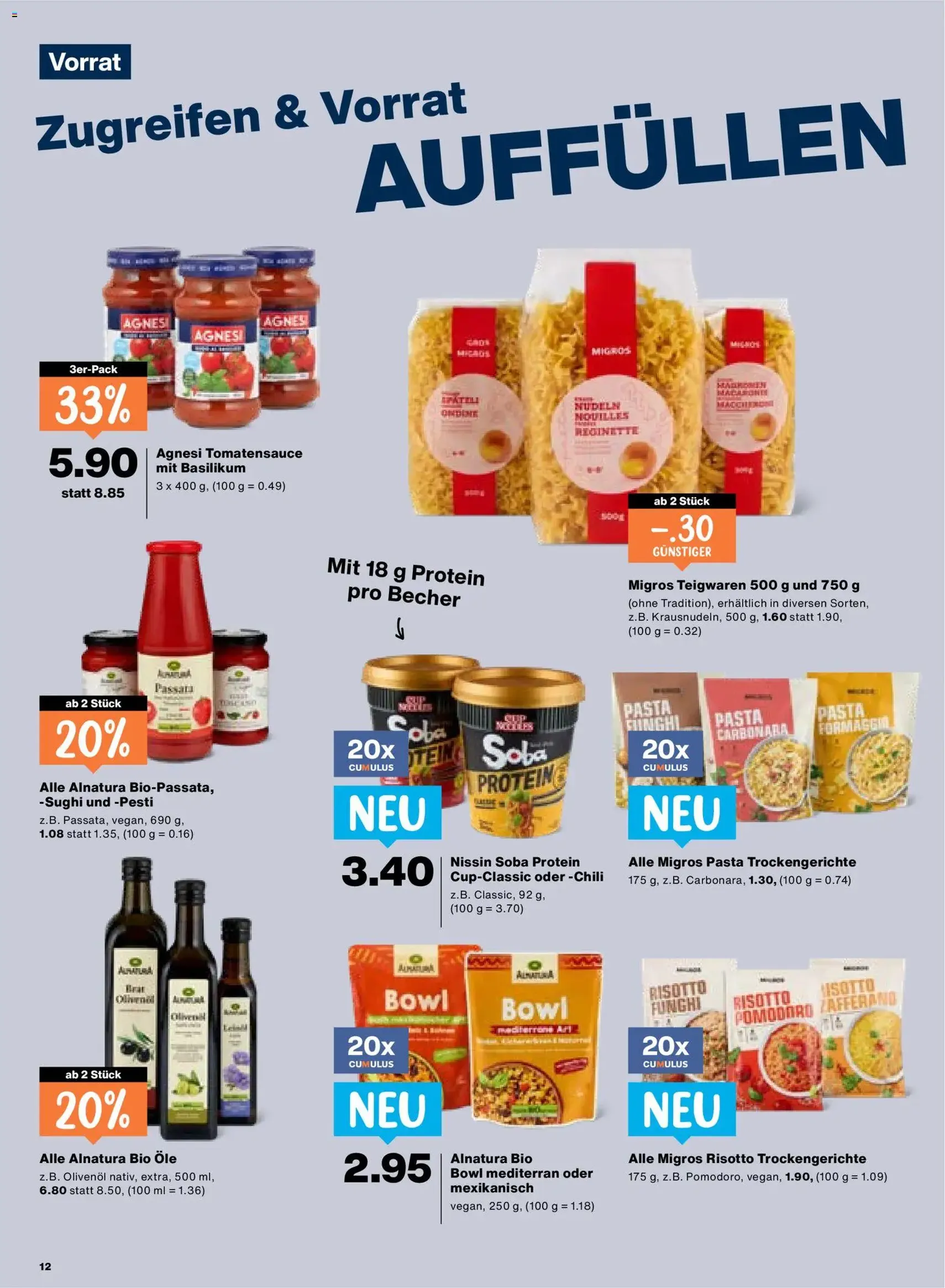 Migros aktionen - Gültiger Prospekt ab 06.08.2026, Seite 12 von insgesamt 24