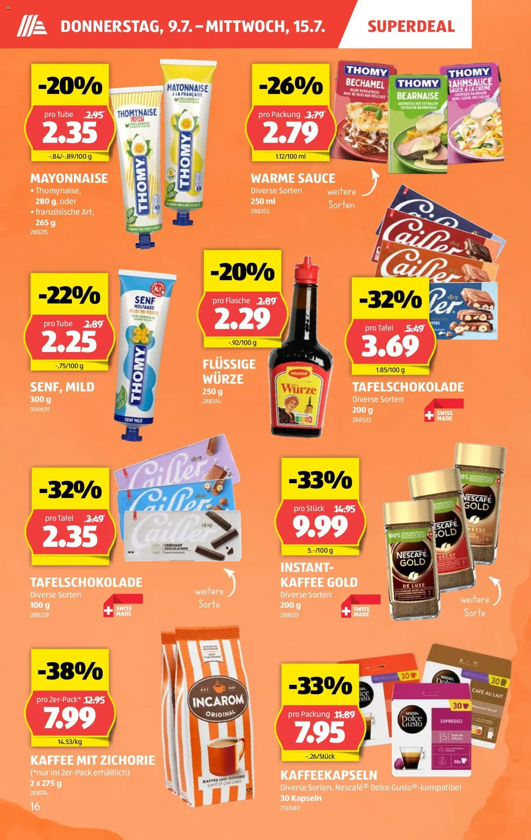 Aldi aktionen - Gültiger Prospekt ab 09.07.2026, Seite 16 von insgesamt 44