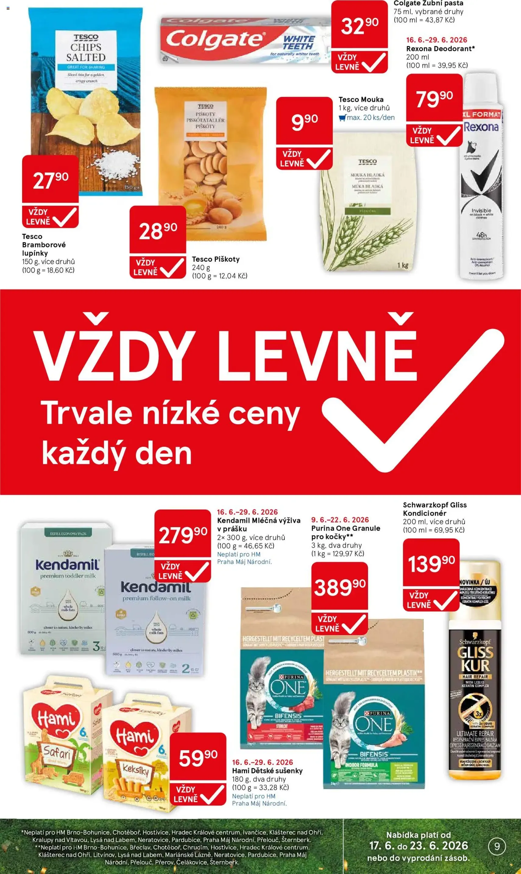 Tesco leták - Hypermarket - platný leták od 17.06.2026 strana 9 z 33