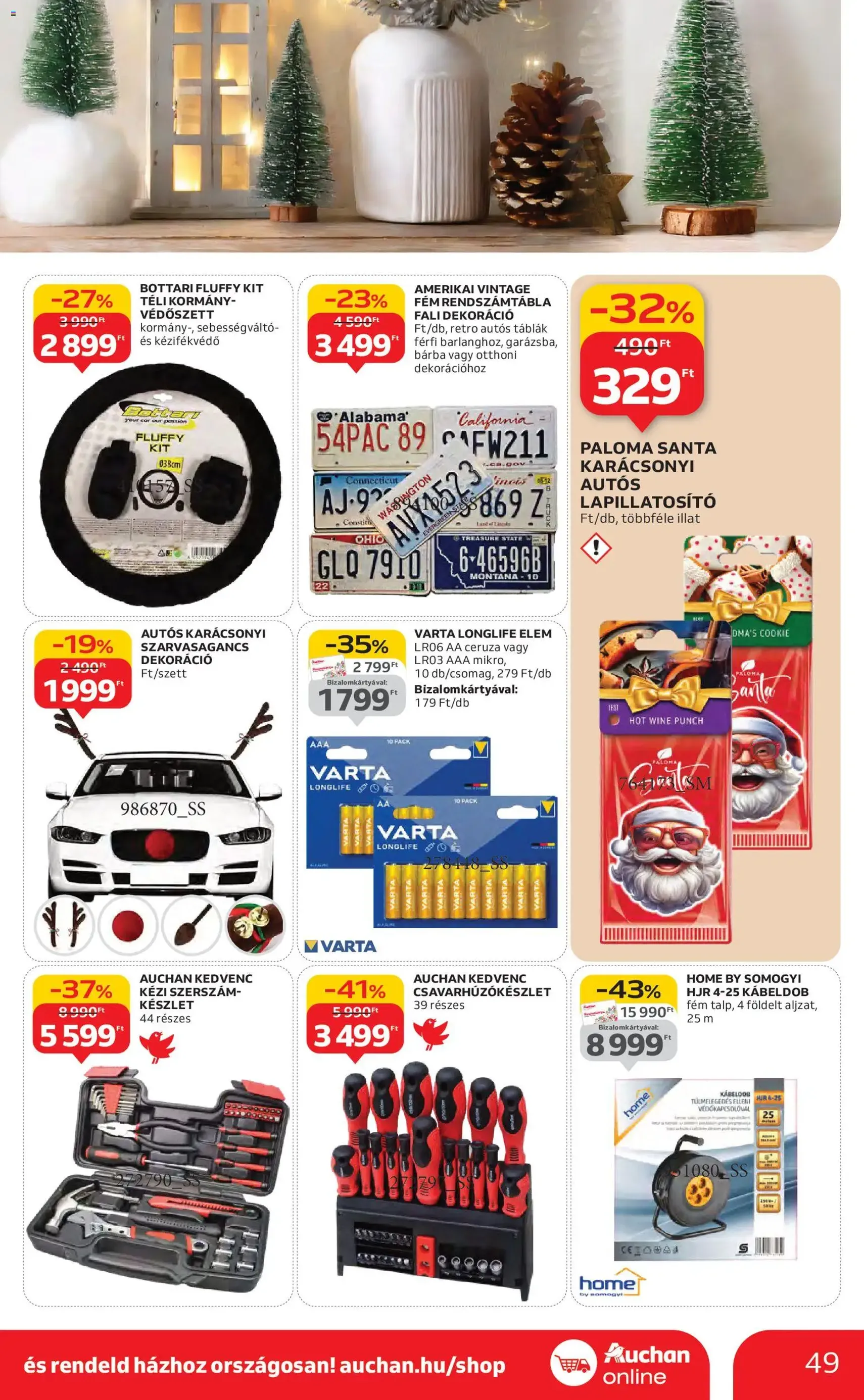 Auchan Akciós újság - 2025.10.30. érvényes szórólap 49 oldal 58 oldalból Auchan Akciós újság - 2025.10.30. érvényes szórólap 49 oldal 58 oldalból