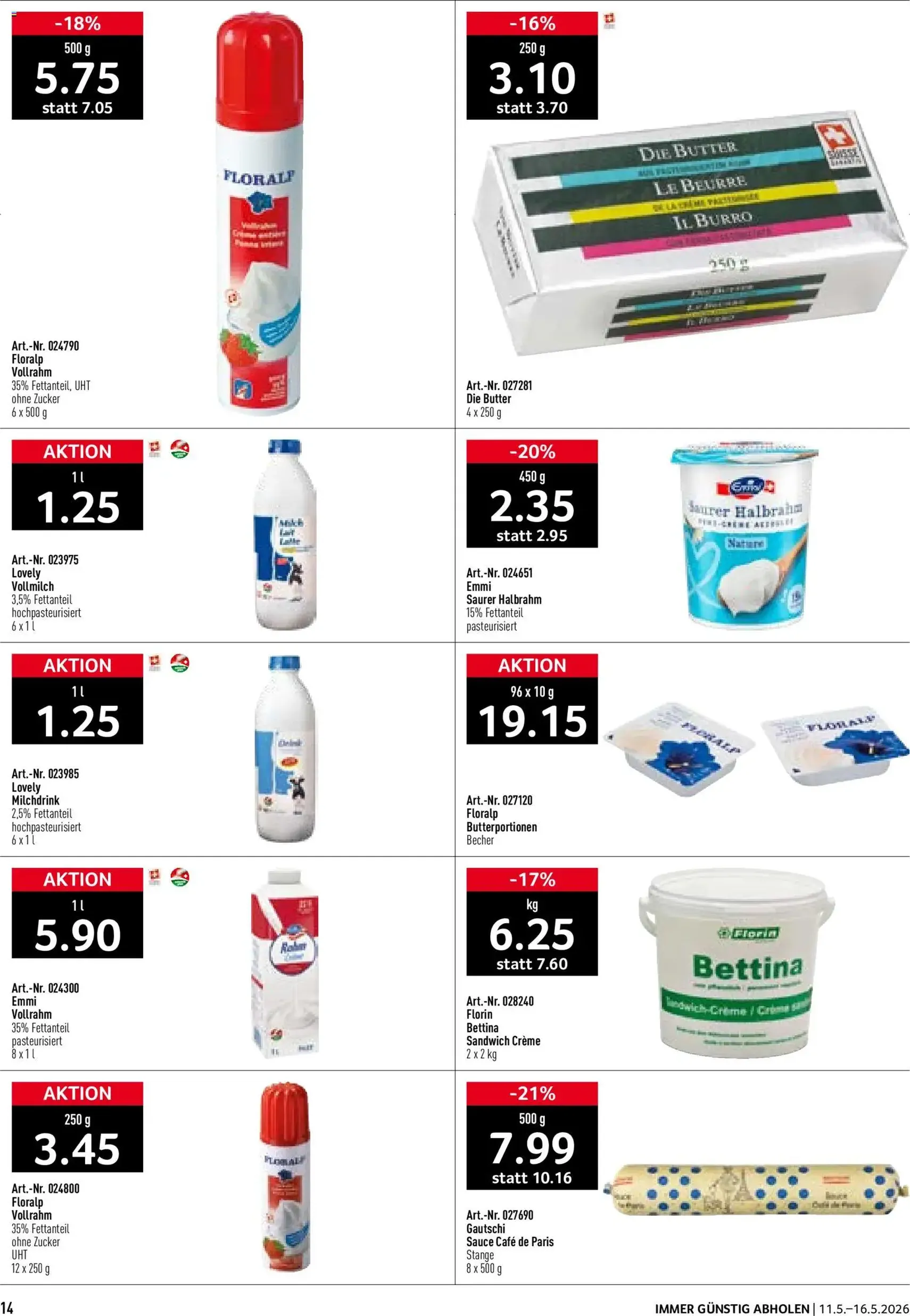 Prodega aktionen - Gültiger Prospekt ab 11.05.2026, Seite 14 von insgesamt 40