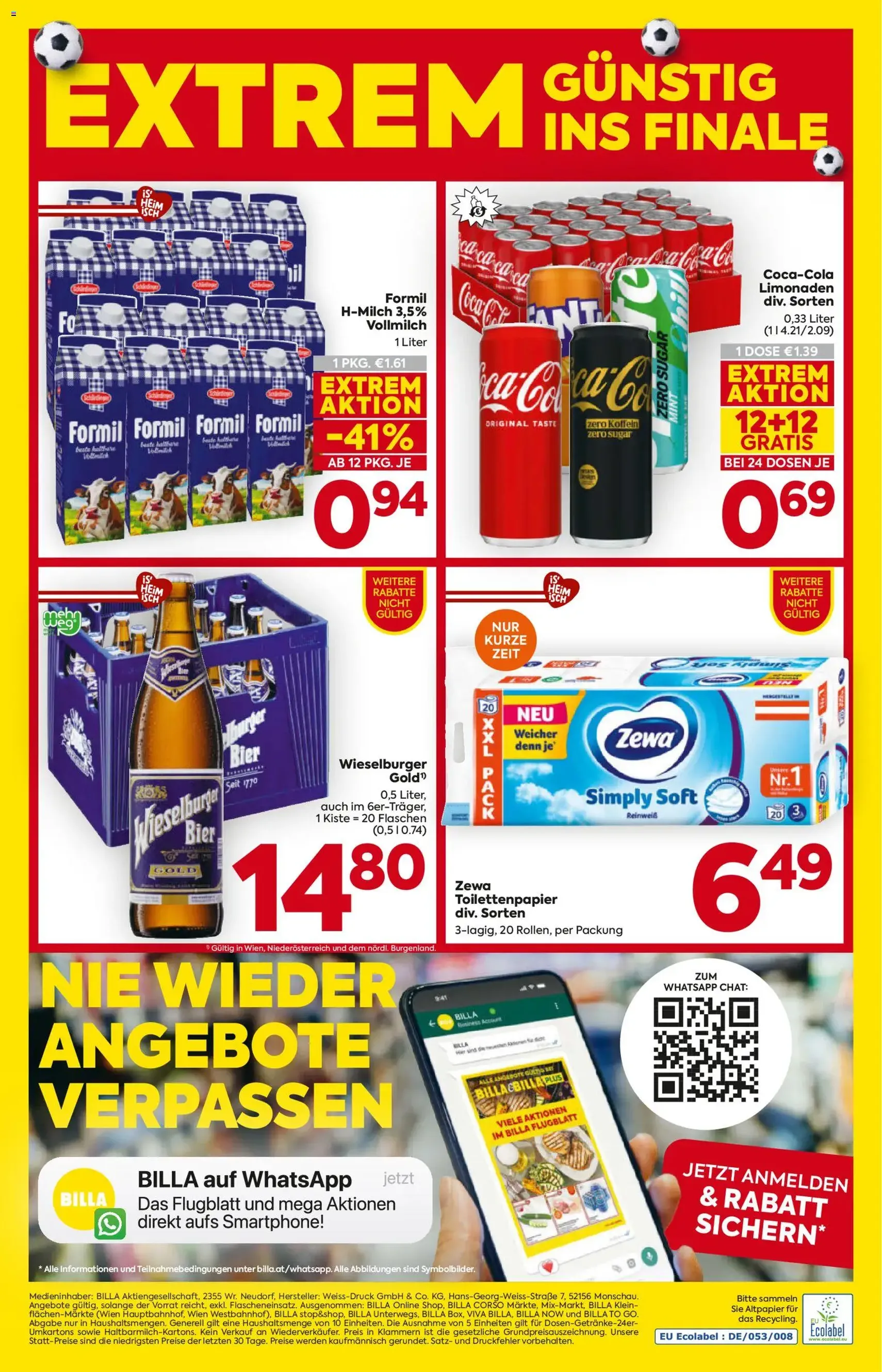 Billa - Flugblatt - Gültiger Prospekt ab 16.07.2026, Seite 16 von insgesamt 16