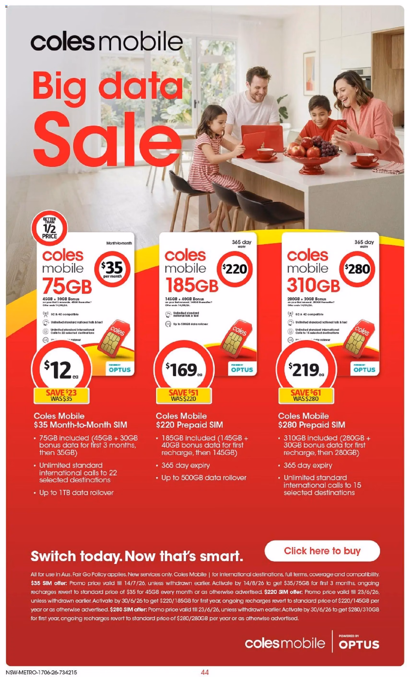 Coles catalogue - valid flyer from 17/06/2026, page 44 of 48
