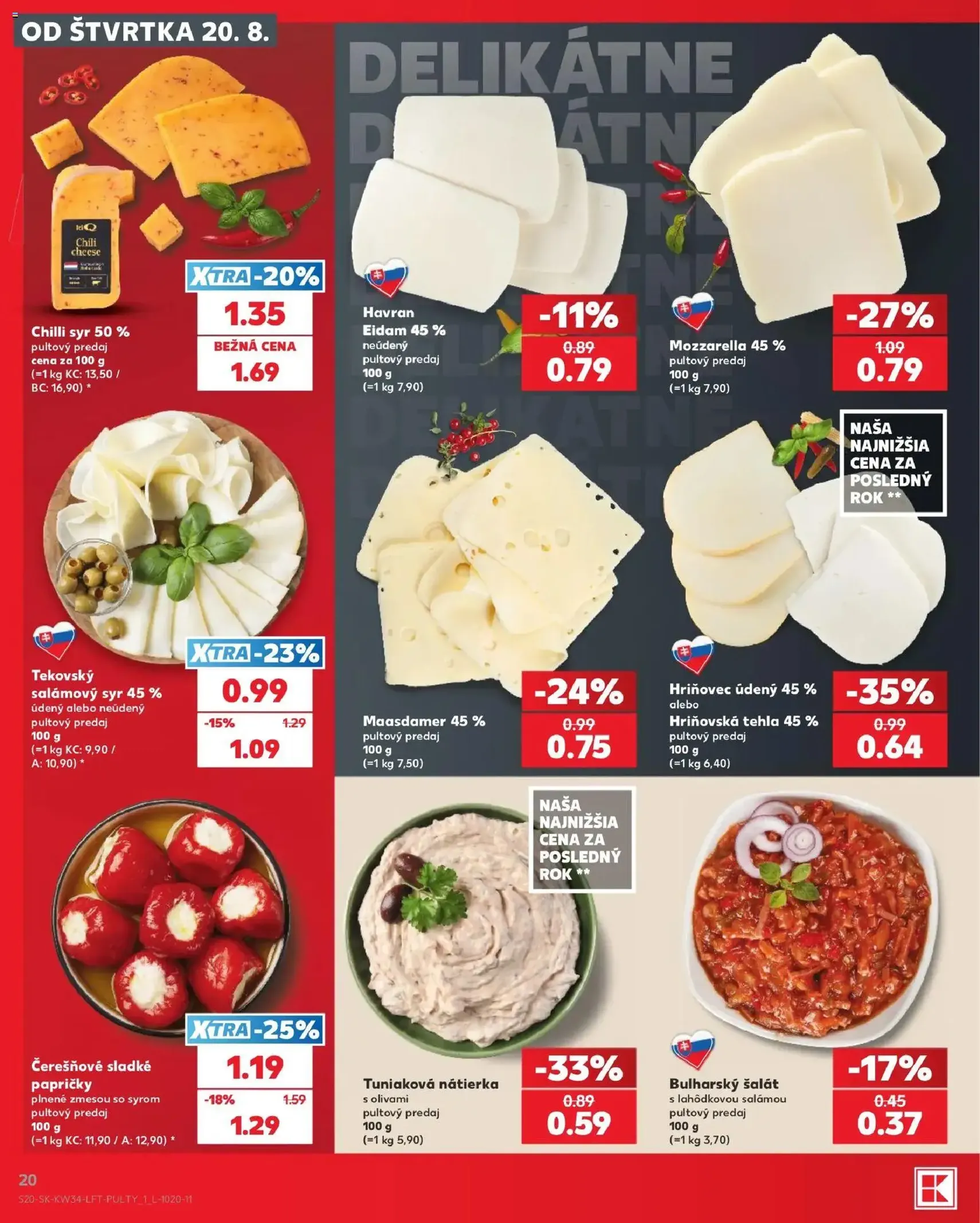 Kaufland leták - platný leták od 20.08.2026 strana 20 z 76