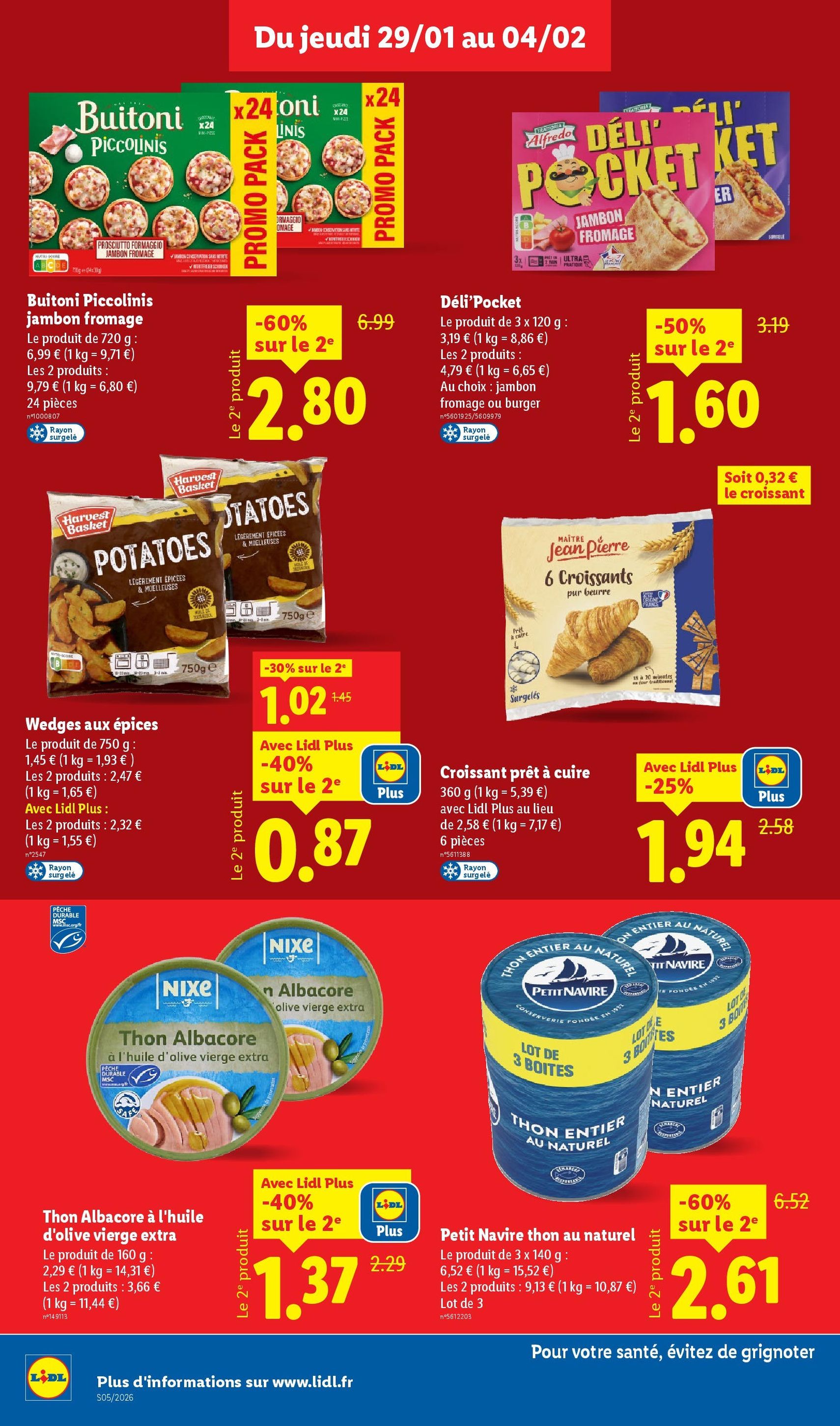 LIDL catalogue semaine 5 - brochure valable à partir du 29/01/2026, page 12 sur 75