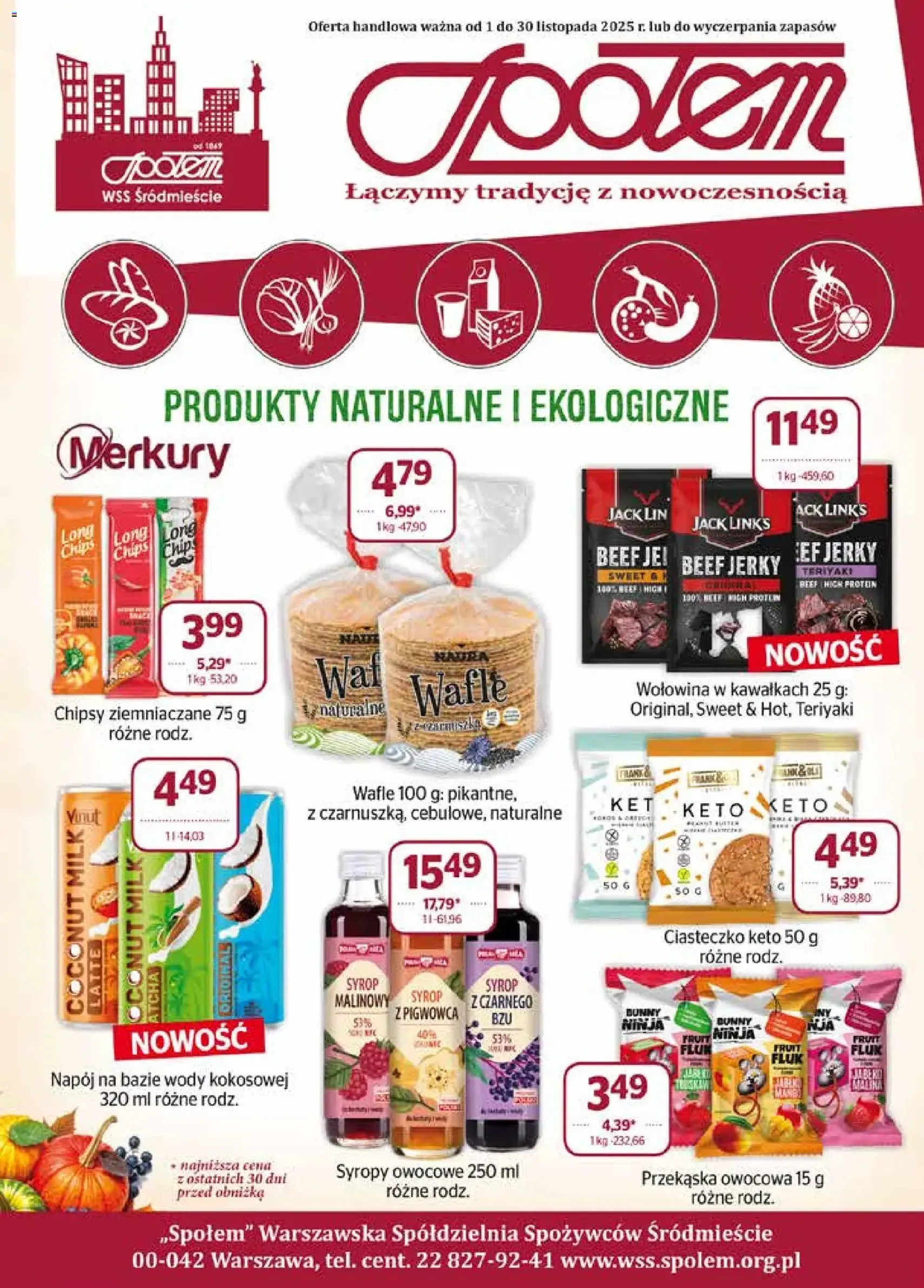 Społem Gazetka - ważny gazetka od 01.11.2025 strona 1 z 24