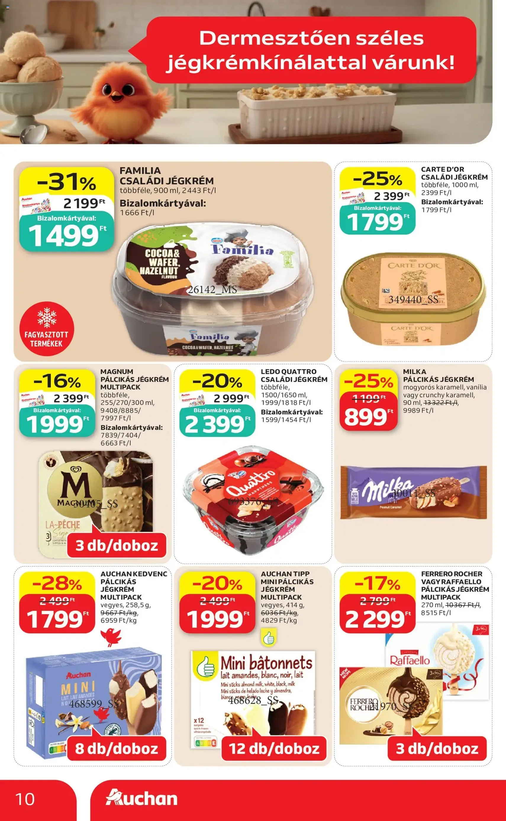 Auchan akciós újság - 2026.05.21. érvényes szórólap 10 oldal 52 oldalból