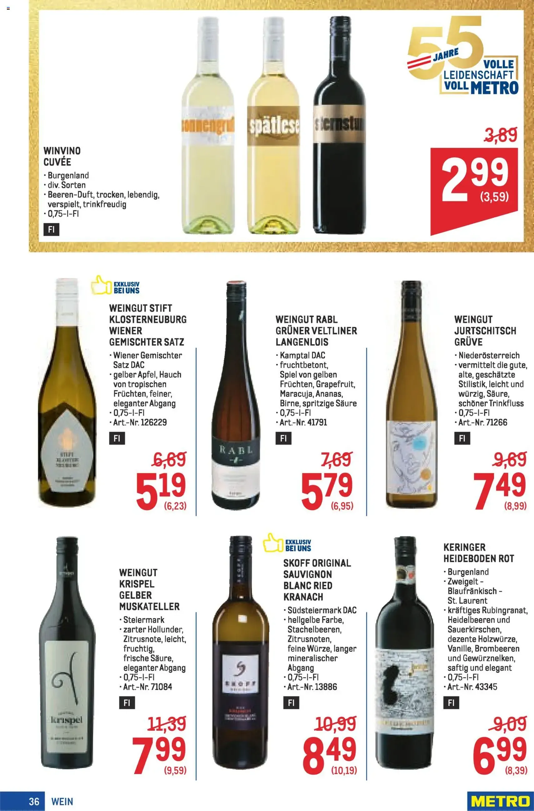 Metro angebote Profi - Gültiger Prospekt ab 16.04.2026, Seite 36 von insgesamt 64