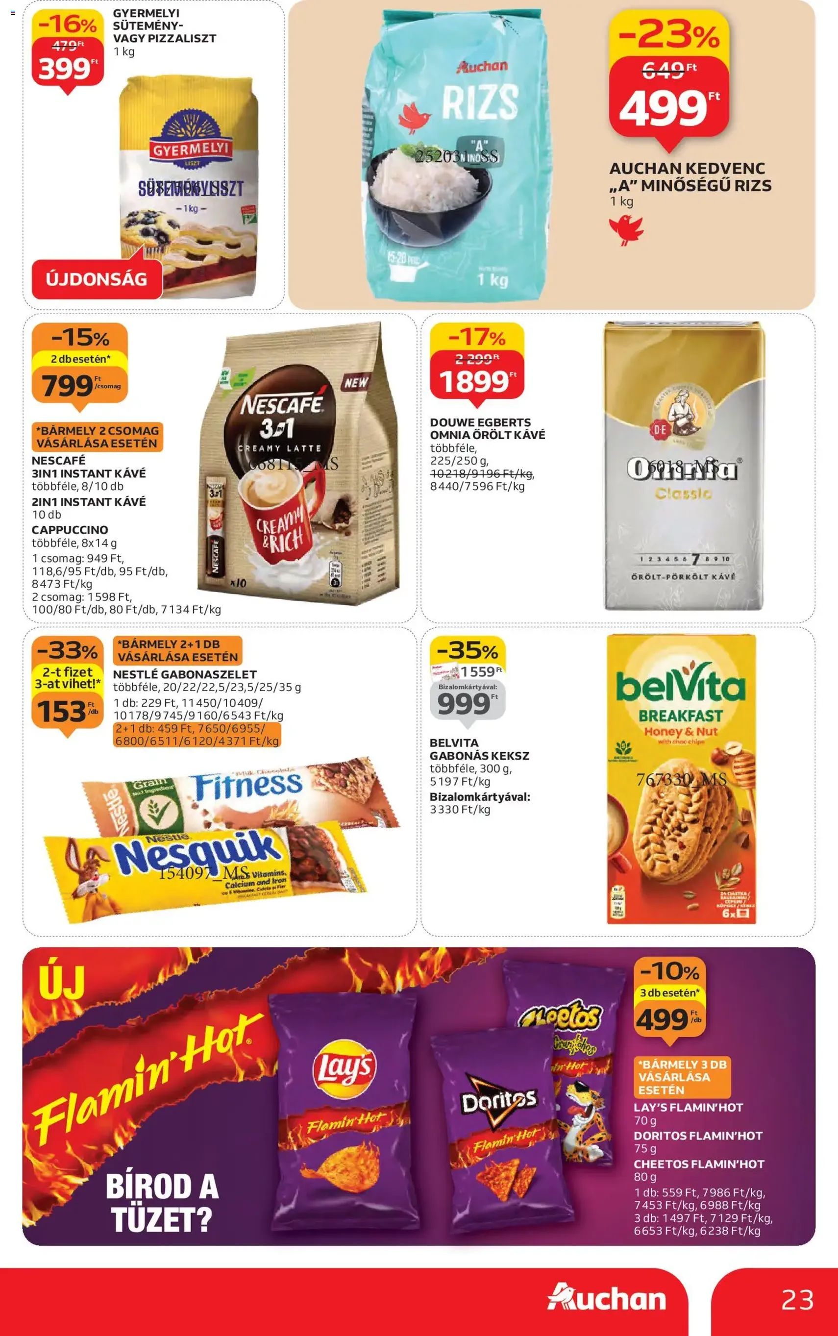 Auchan Akciós újság - 2025.10.30. érvényes szórólap 23 oldal 58 oldalból Auchan Akciós újság - 2025.10.30. érvényes szórólap 23 oldal 58 oldalból