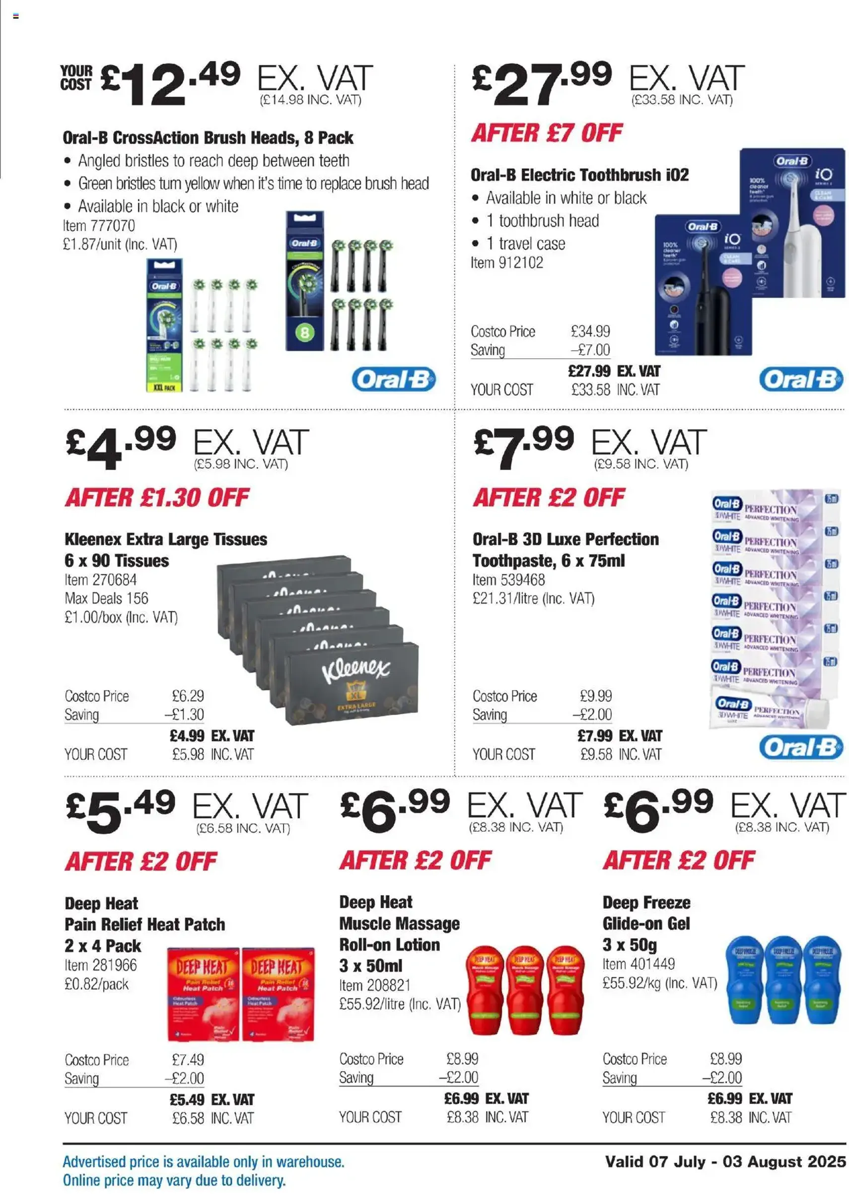 Costco - ENGLAND ONLY - valid flyer from 07/07/2025, page 17 of 36