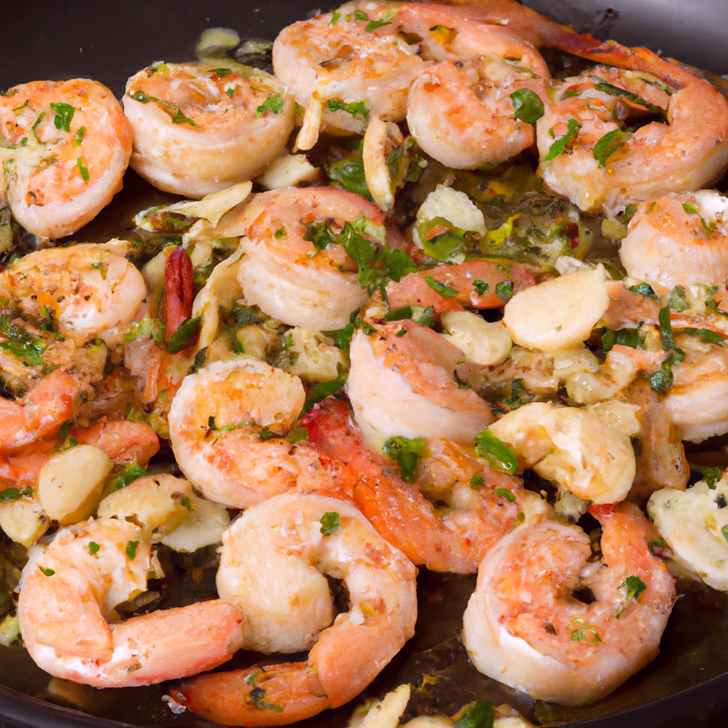 Gamberetti all'aglio