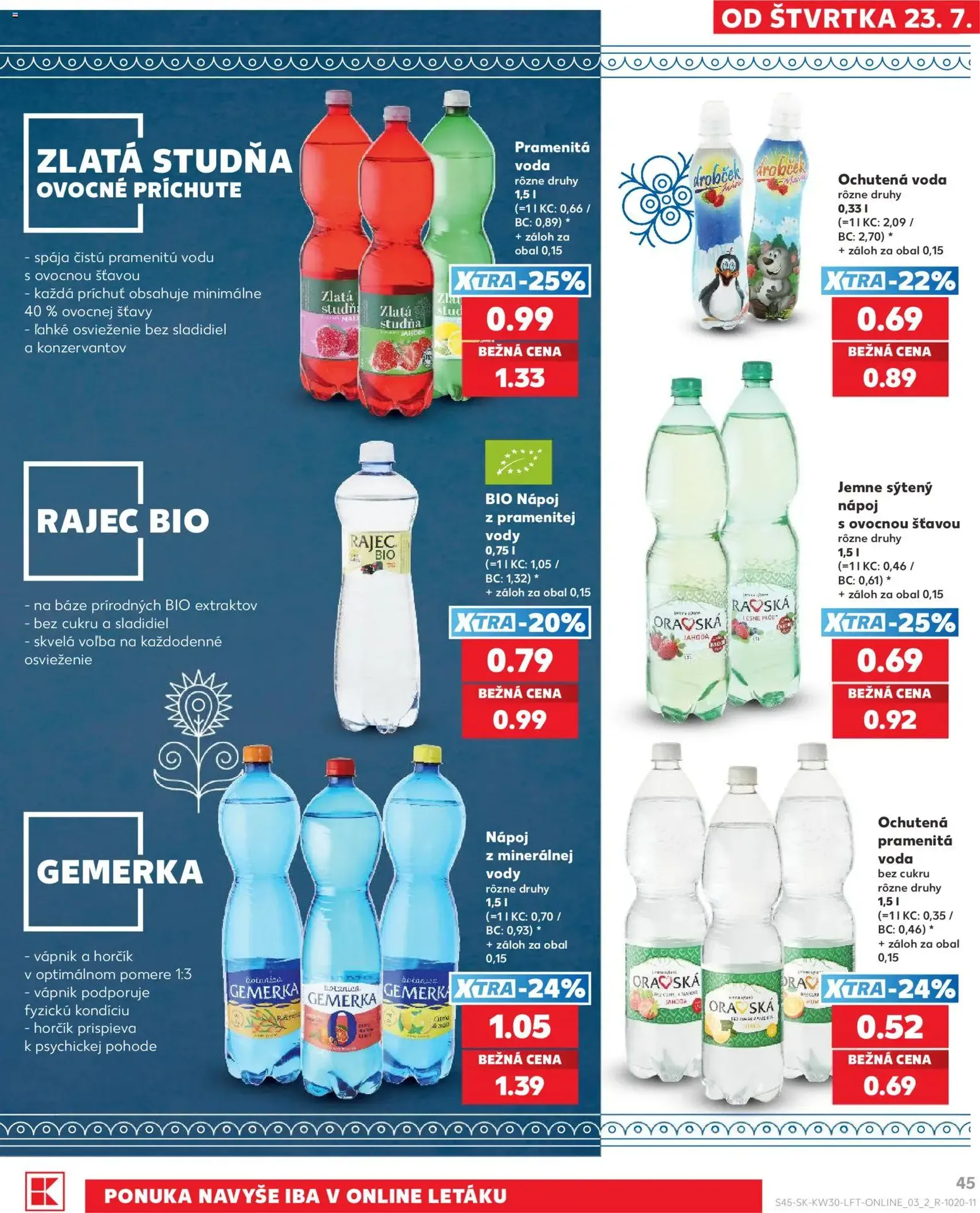 Kaufland leták - platný leták od 23.07.2026 strana 45 z 74