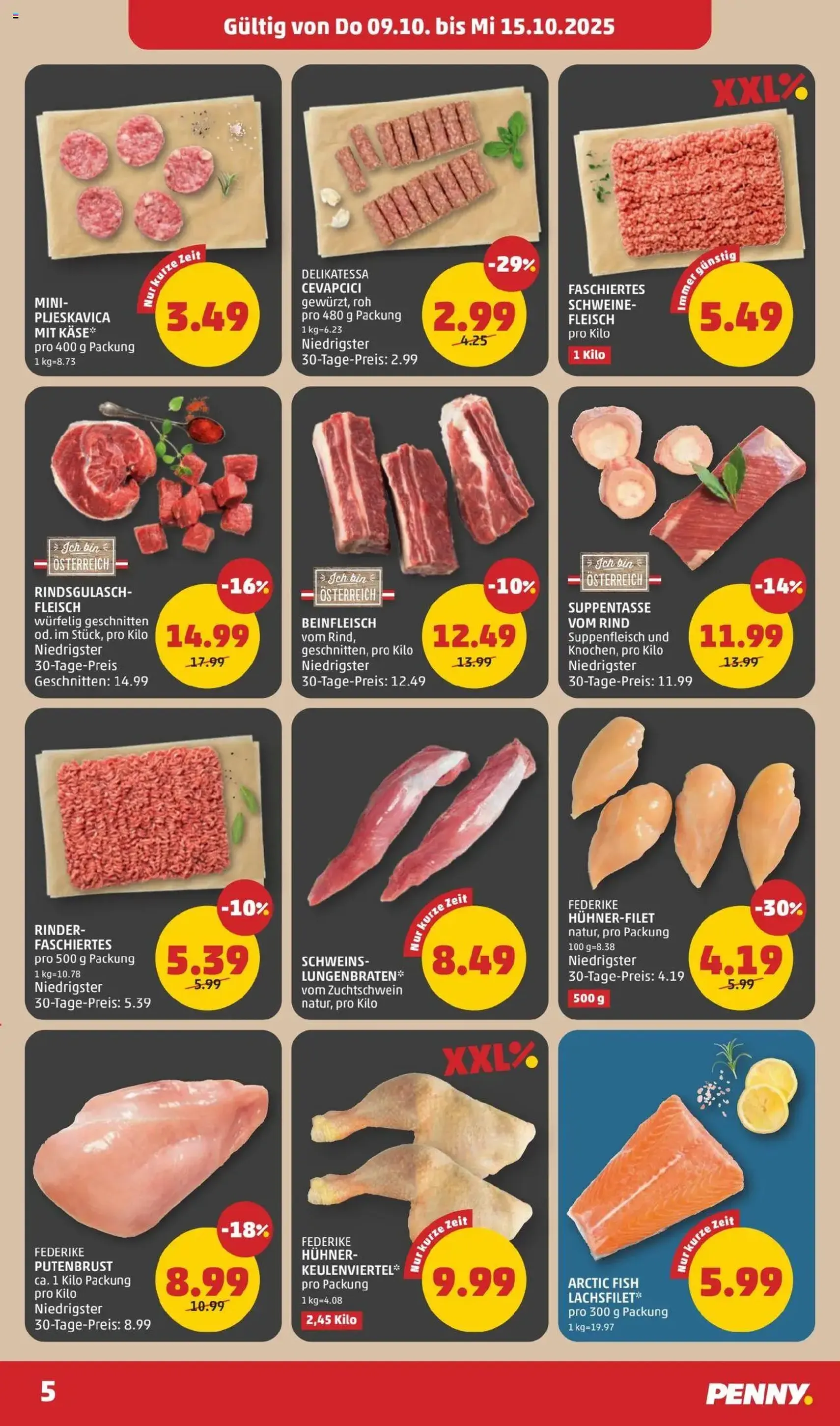 Penny Markt Flugblatt - Gültiger Prospekt ab 09.10.2025, Seite 5 von insgesamt 32