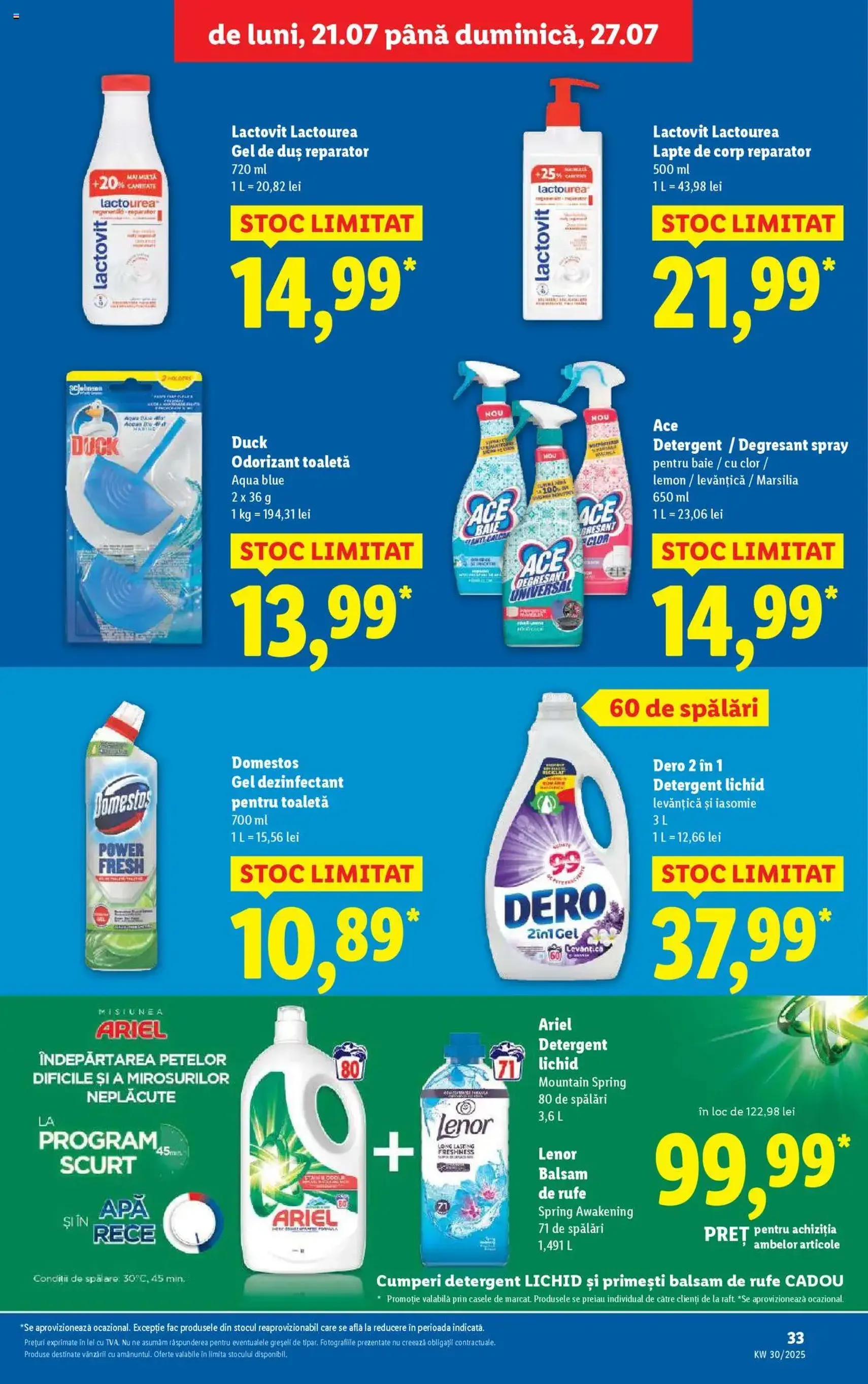 Catalog Lidl - cataloage valabile începând cu 21.07.2025 pagina 33 din 74 Catalog Lidl - cataloage valabile începând cu 21.07.2025 pagina 33 din 74